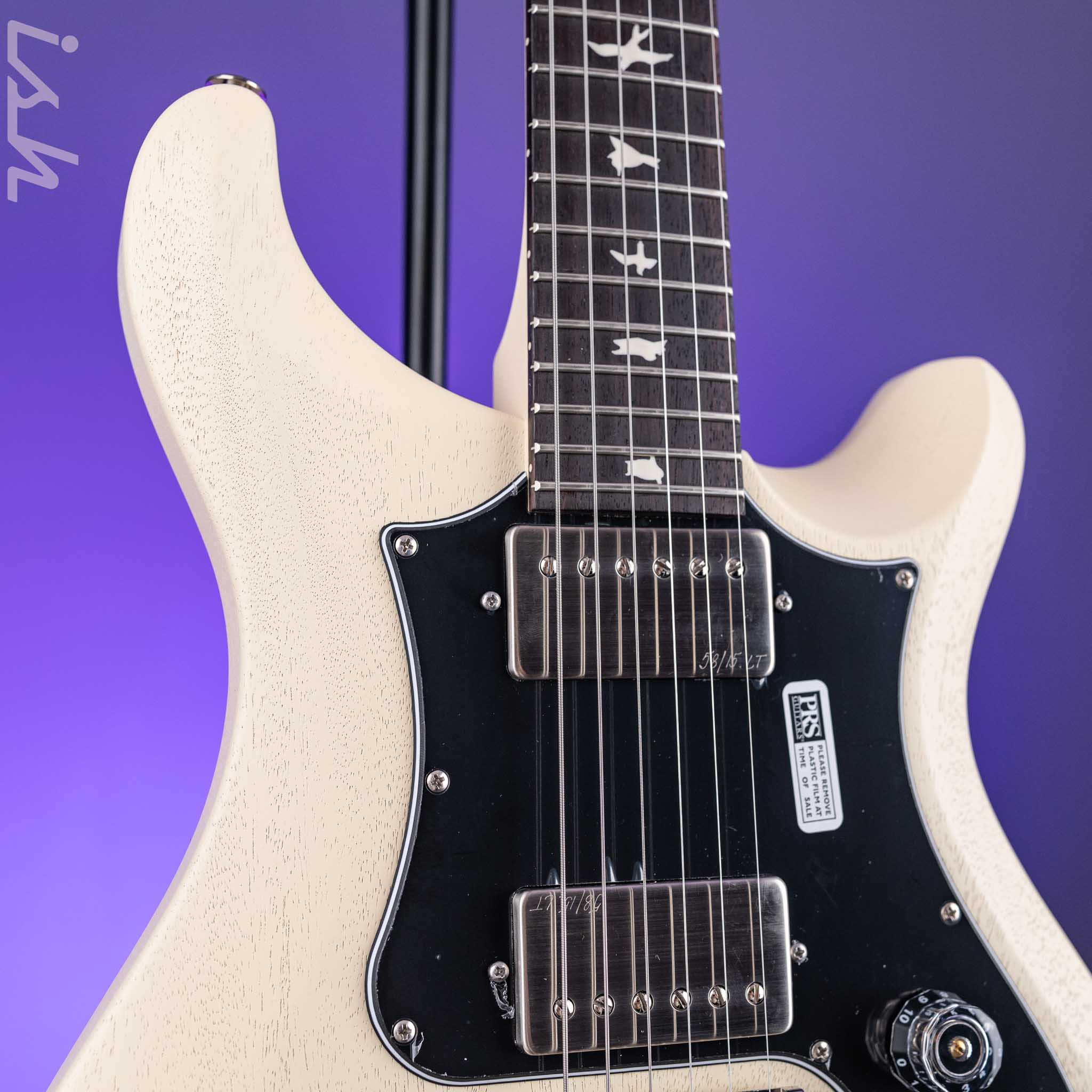 PRS S2 Standard 24 Electric Guitar Antique White Satin - Image 3