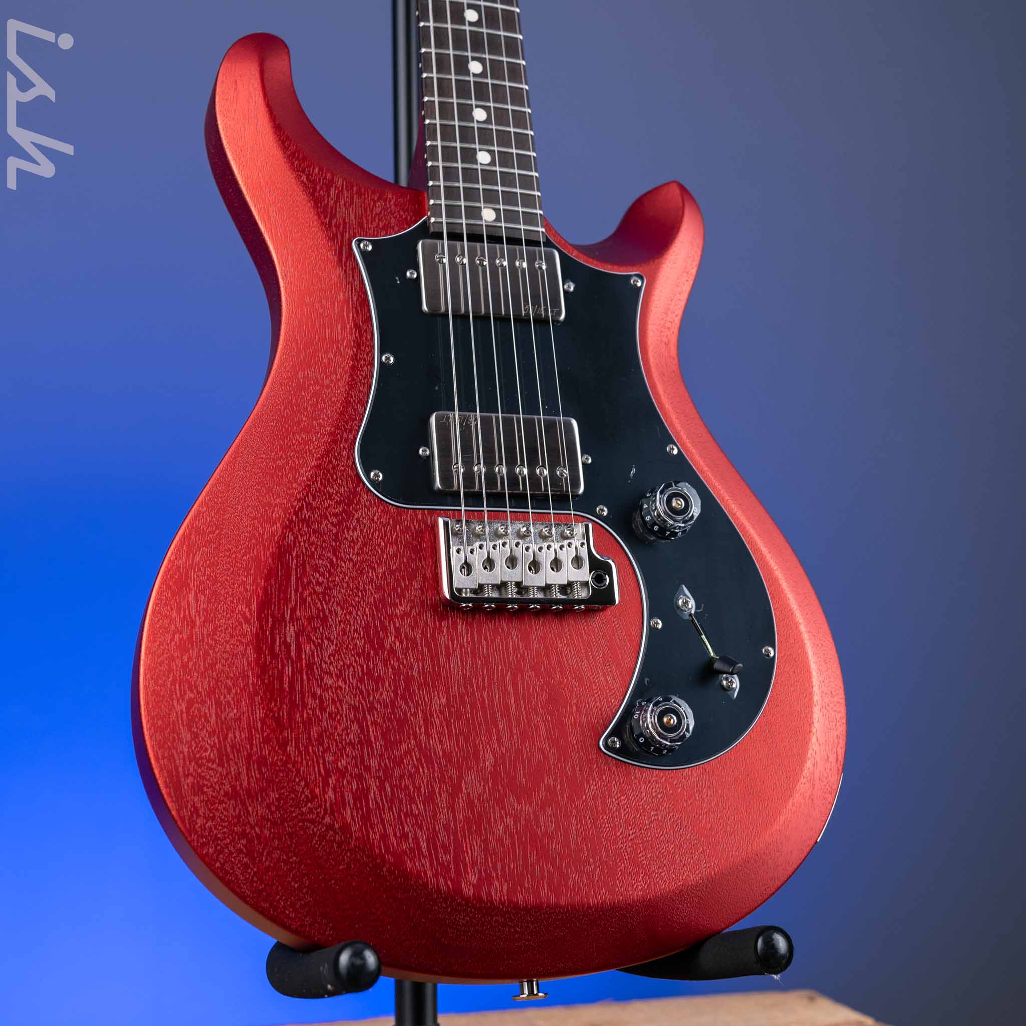 PRS S2 Standard 24 Electric Guitar Satin Red - East Indian Rosewood Fretboard
