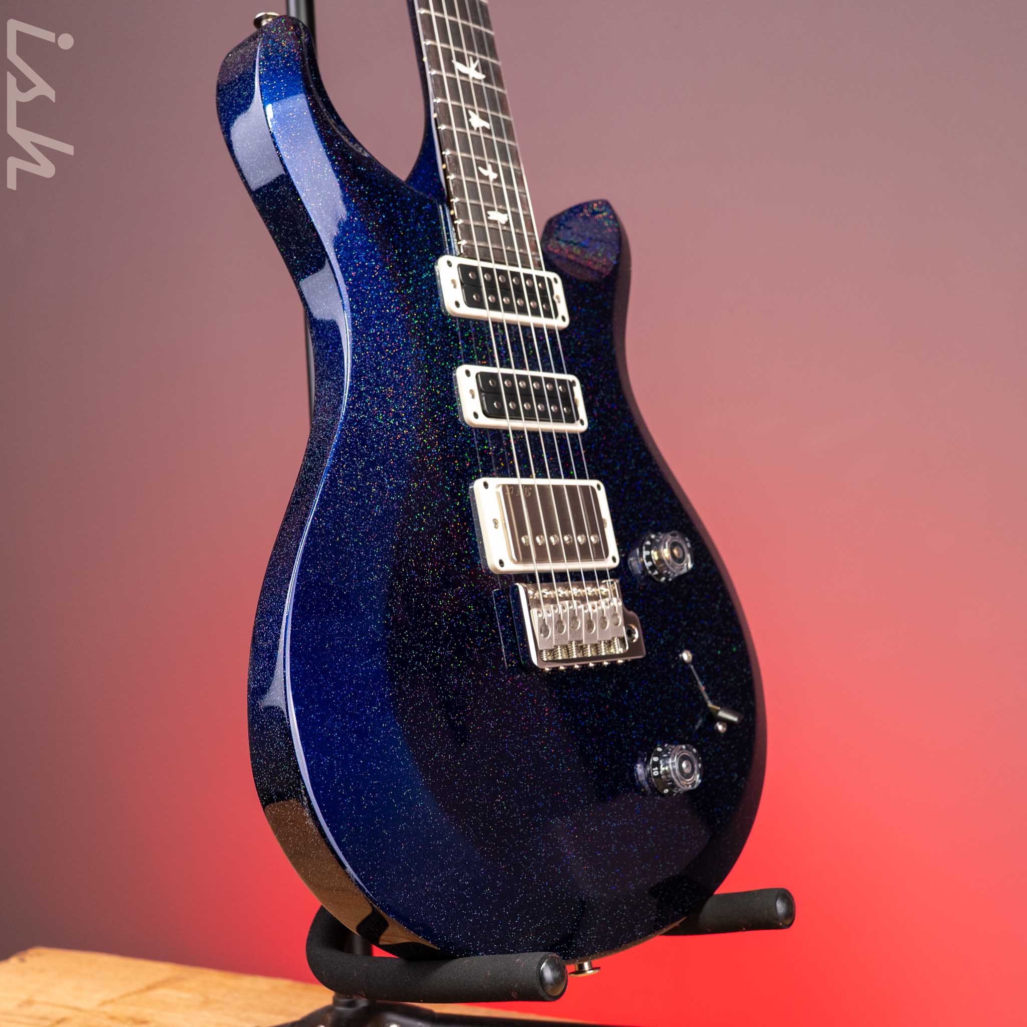 PRS S2 Studio Royal Blue Rainbow Holowflake - Image 3