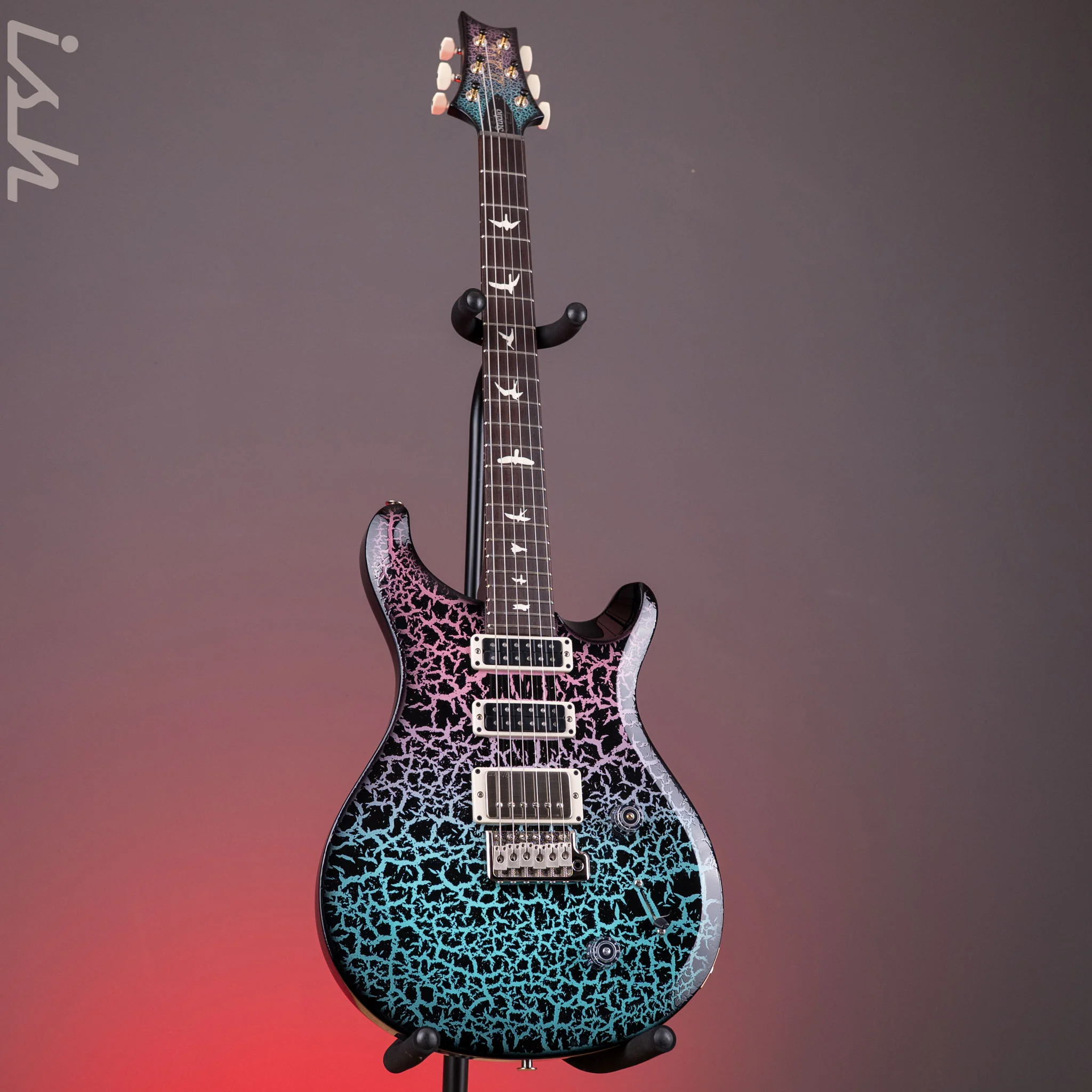 PRS S2 Studio Sprayer's Choice Miami Fade Black Crackle - Image 2