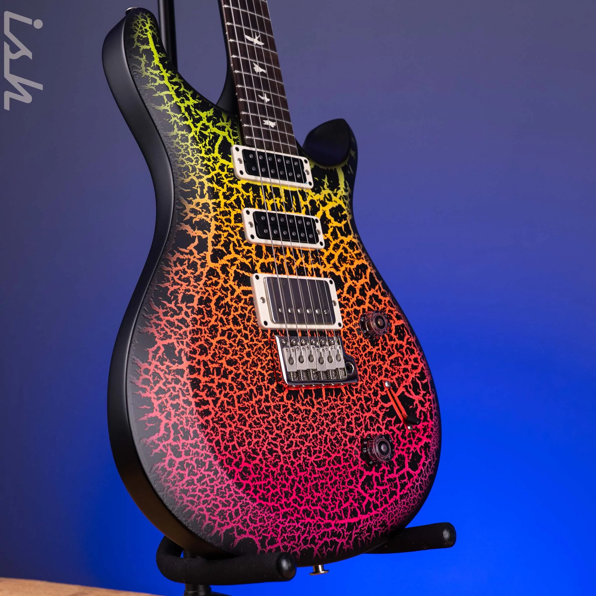 PRS S2 Studio Sunset Candy Fade Crackle w/ Black Satin Neck Sprayer's Choice - Image 3