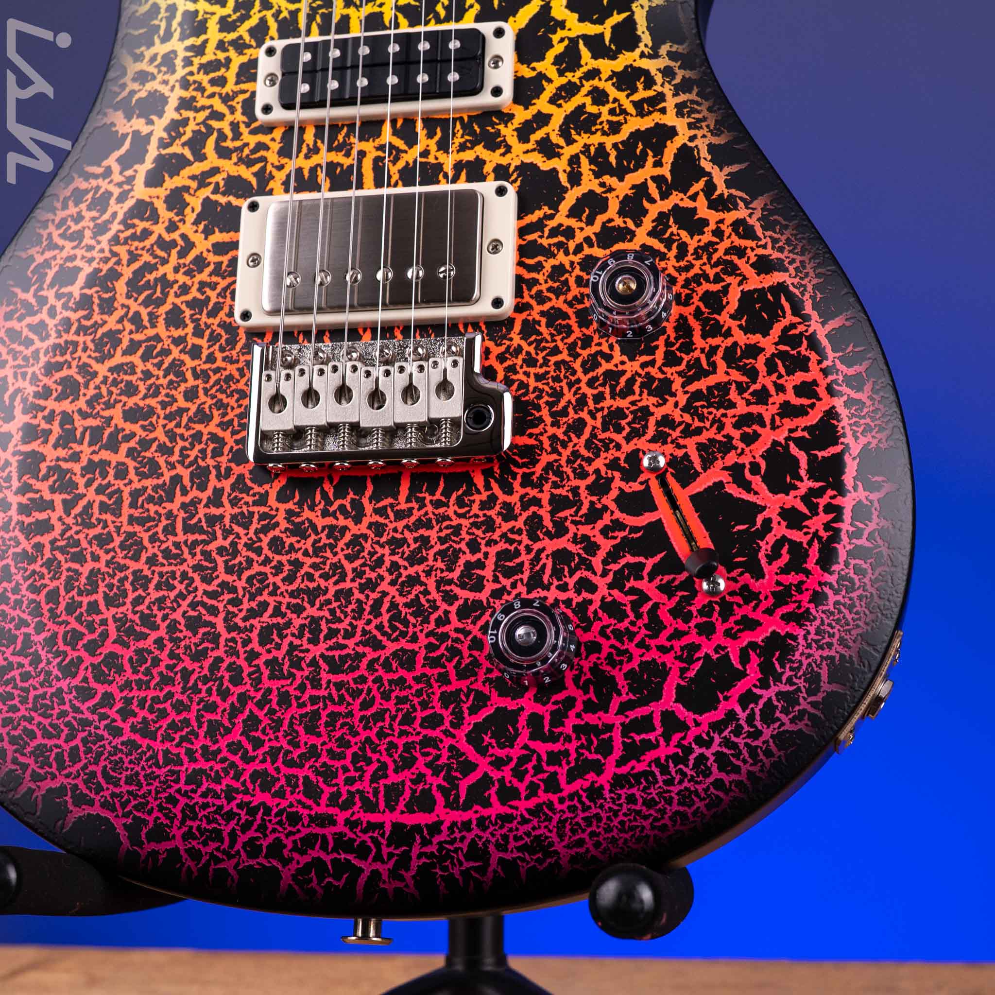 PRS S2 Studio Sunset Candy Fade Crackle w/ Black Satin Neck Sprayer's Choice - Image 5