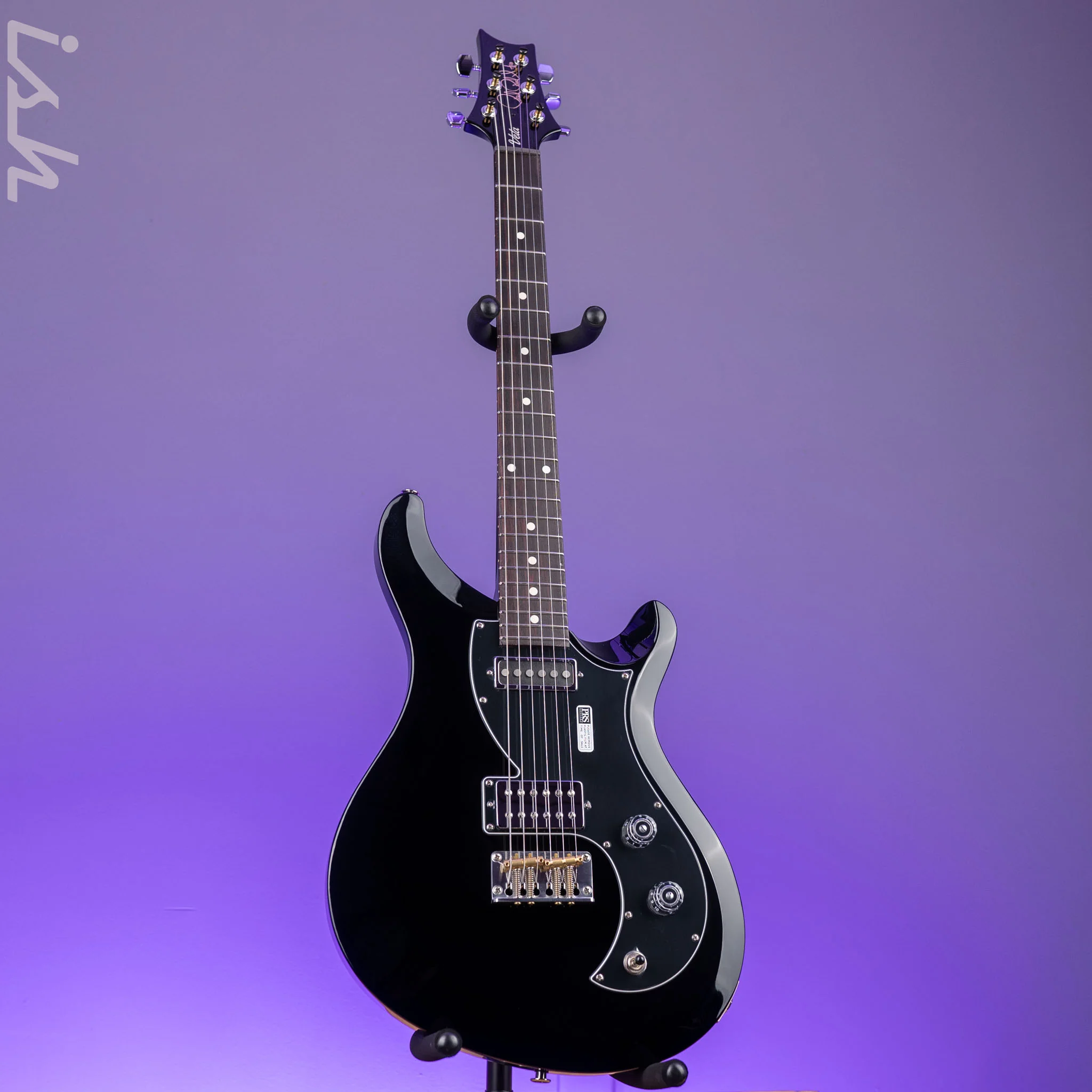 PRS S2 Vela Electric Guitar Black Gloss - Image 2