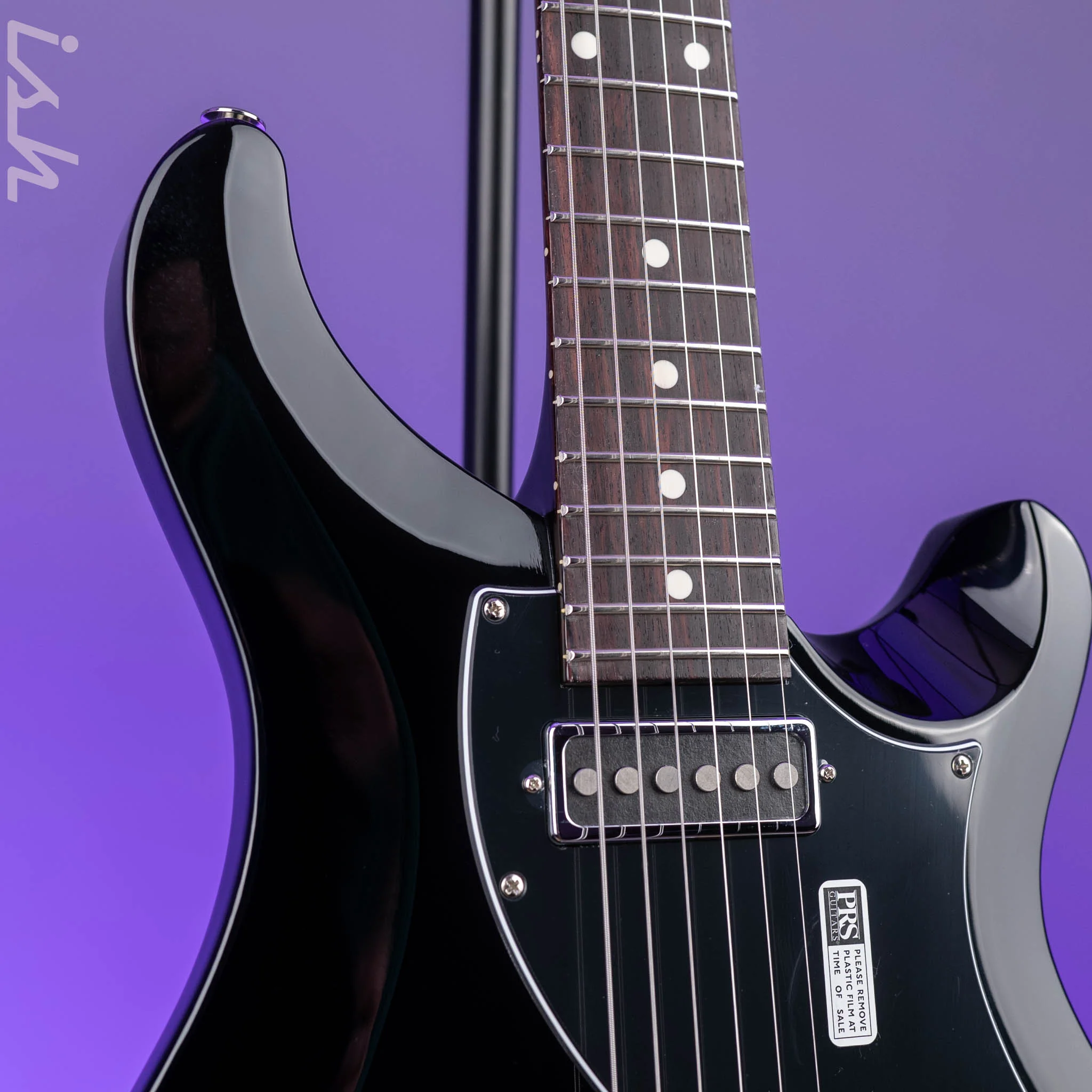 PRS S2 Vela Electric Guitar Black Gloss - Image 3