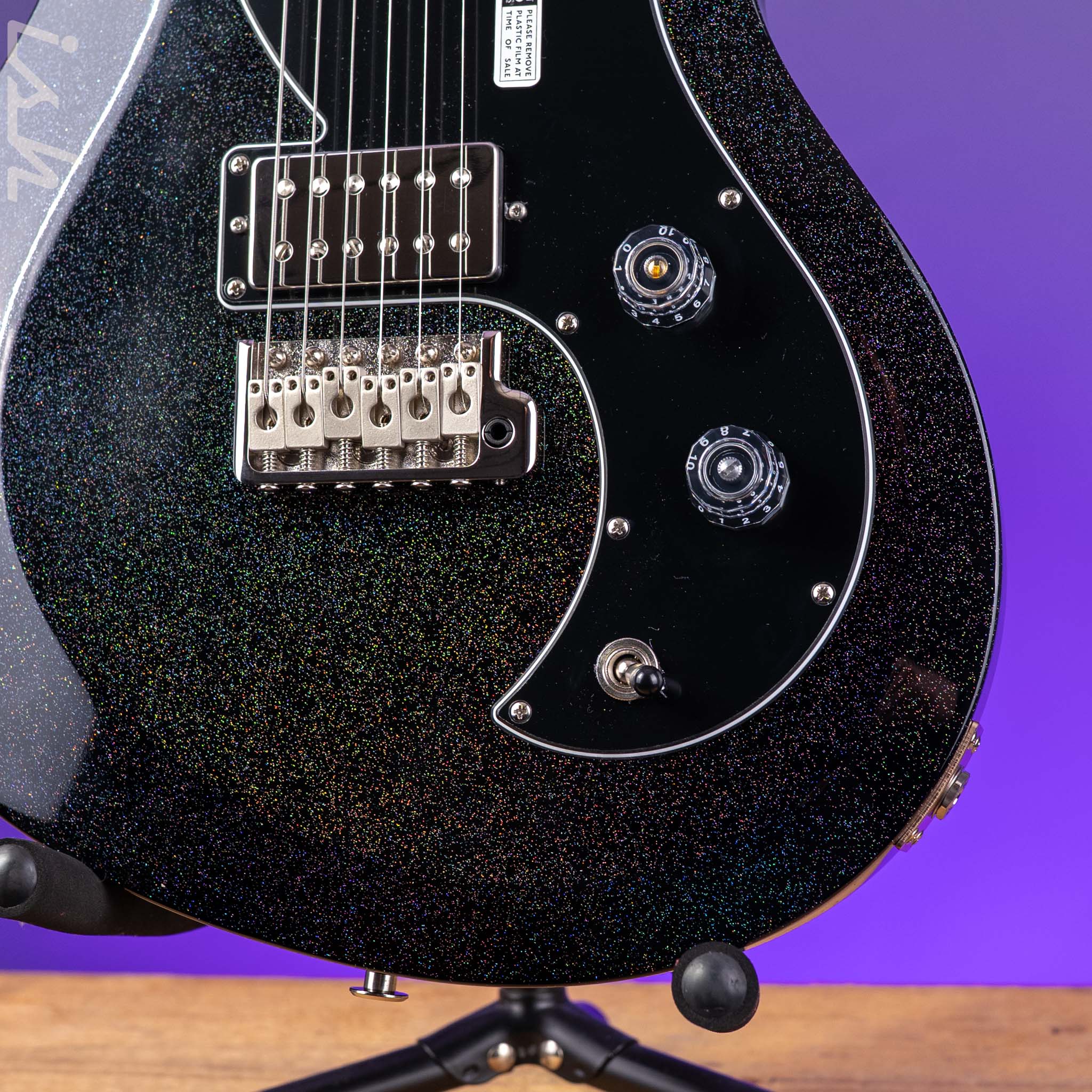 PRS S2 Vela HHT Gloss Black Rainbow Holoflake *New Model* - Image 5