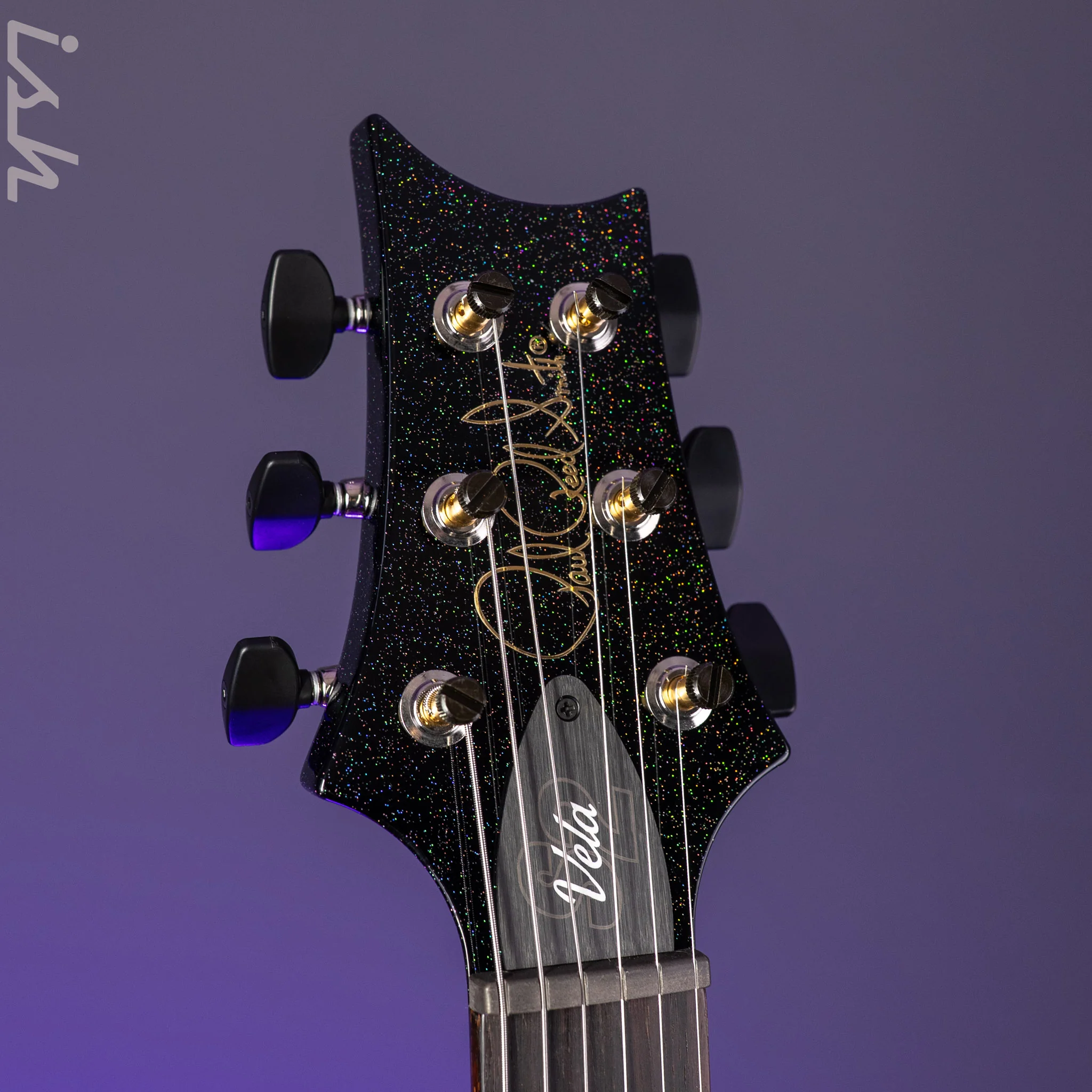 PRS S2 Vela HHT Gloss Black Rainbow Holoflake *New Model* - Image 7