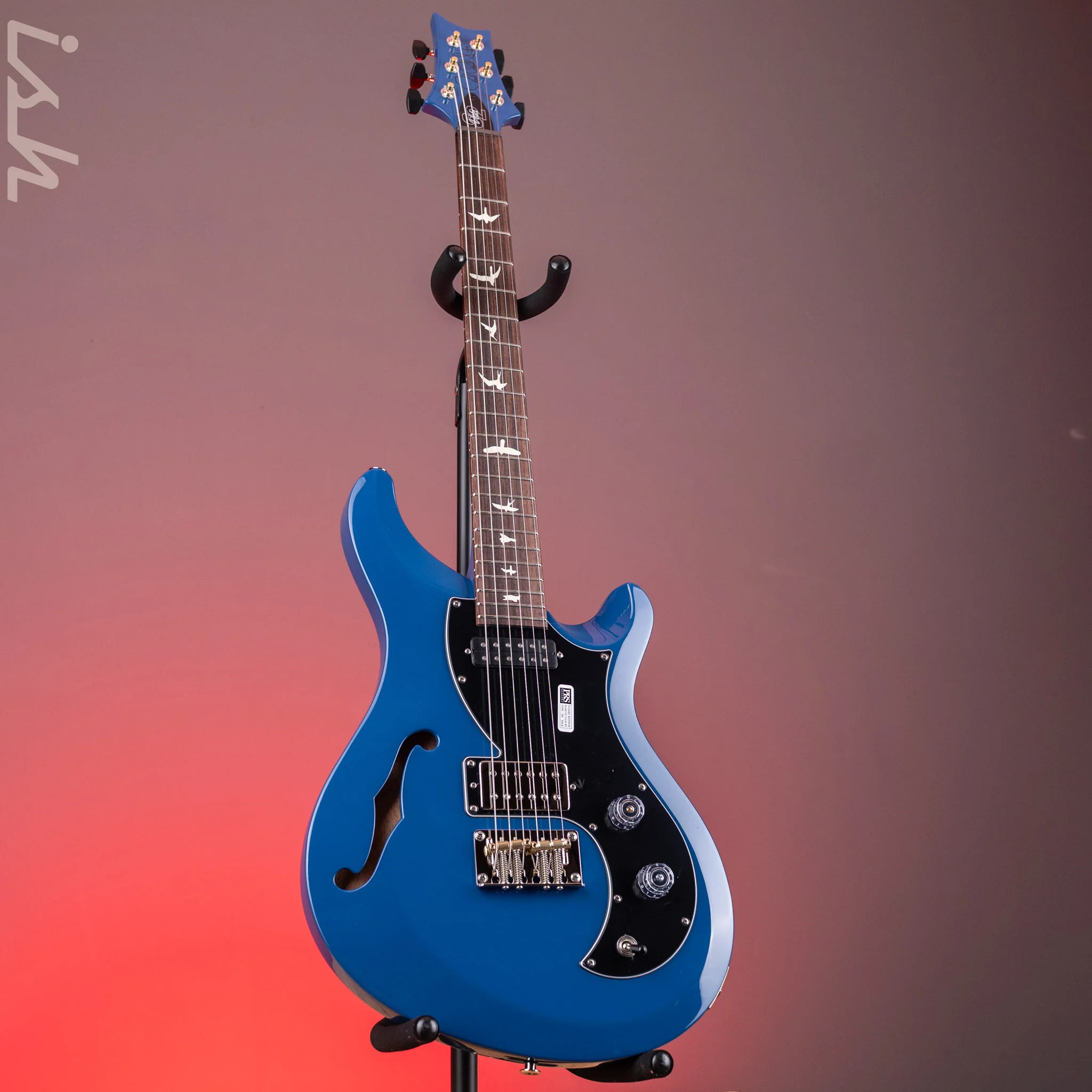 PRS S2 Vela Semi-Hollow Electric Guitar Space Blue - Image 2