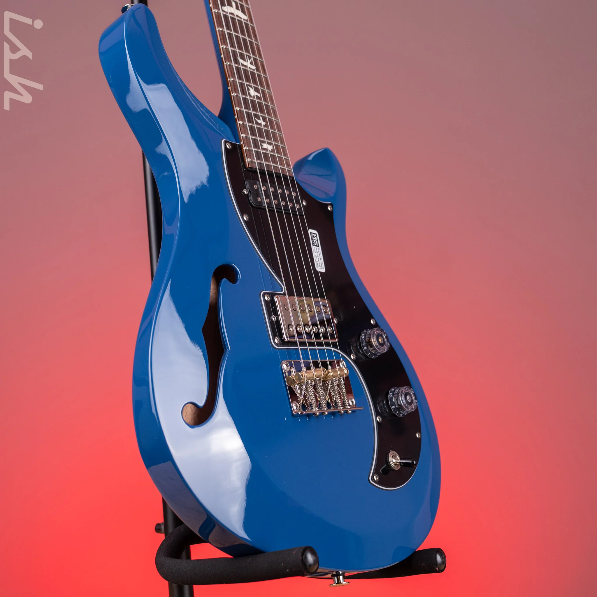 PRS S2 Vela Semi-Hollow Electric Guitar Space Blue - Image 3