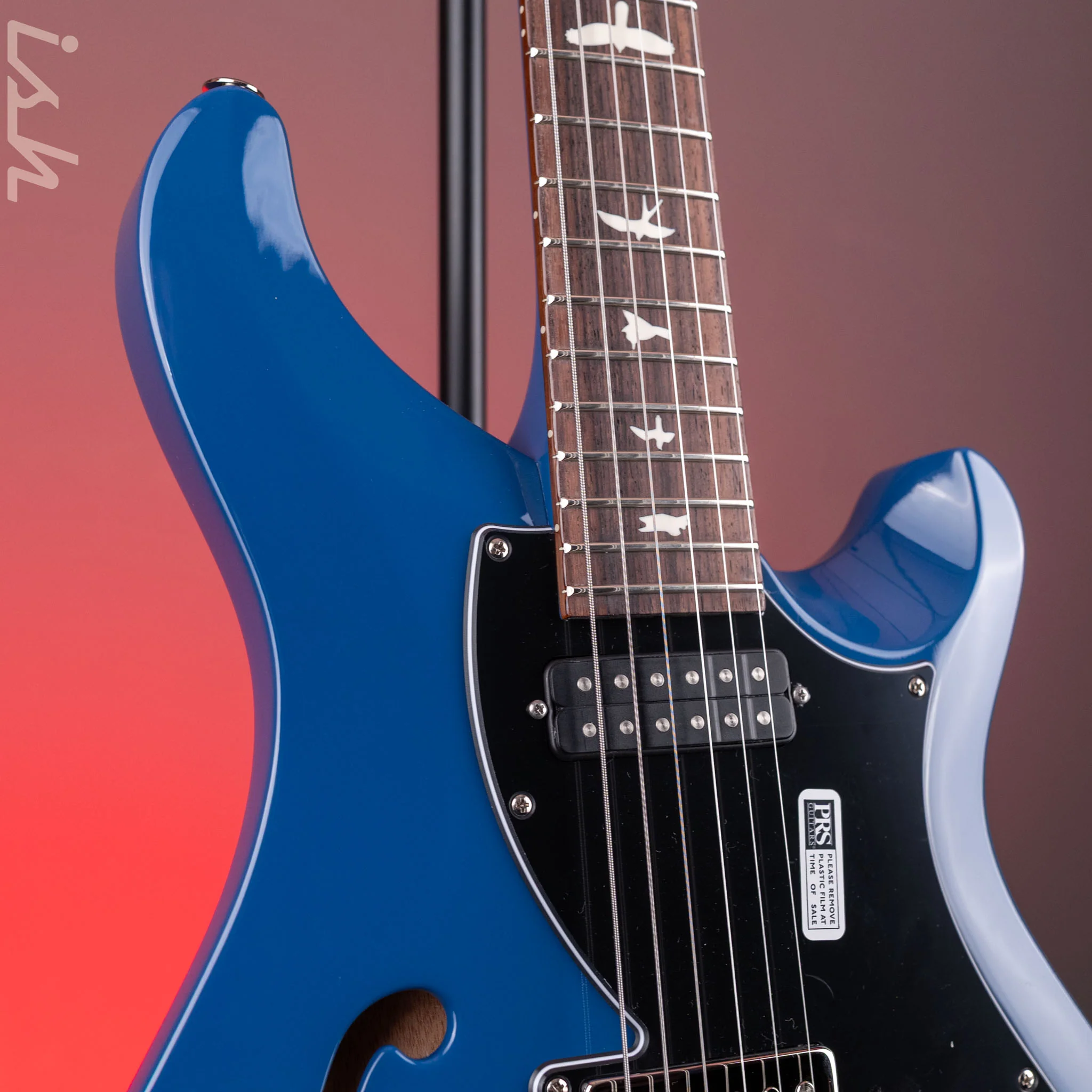 PRS S2 Vela Semi-Hollow Electric Guitar Space Blue - Image 4