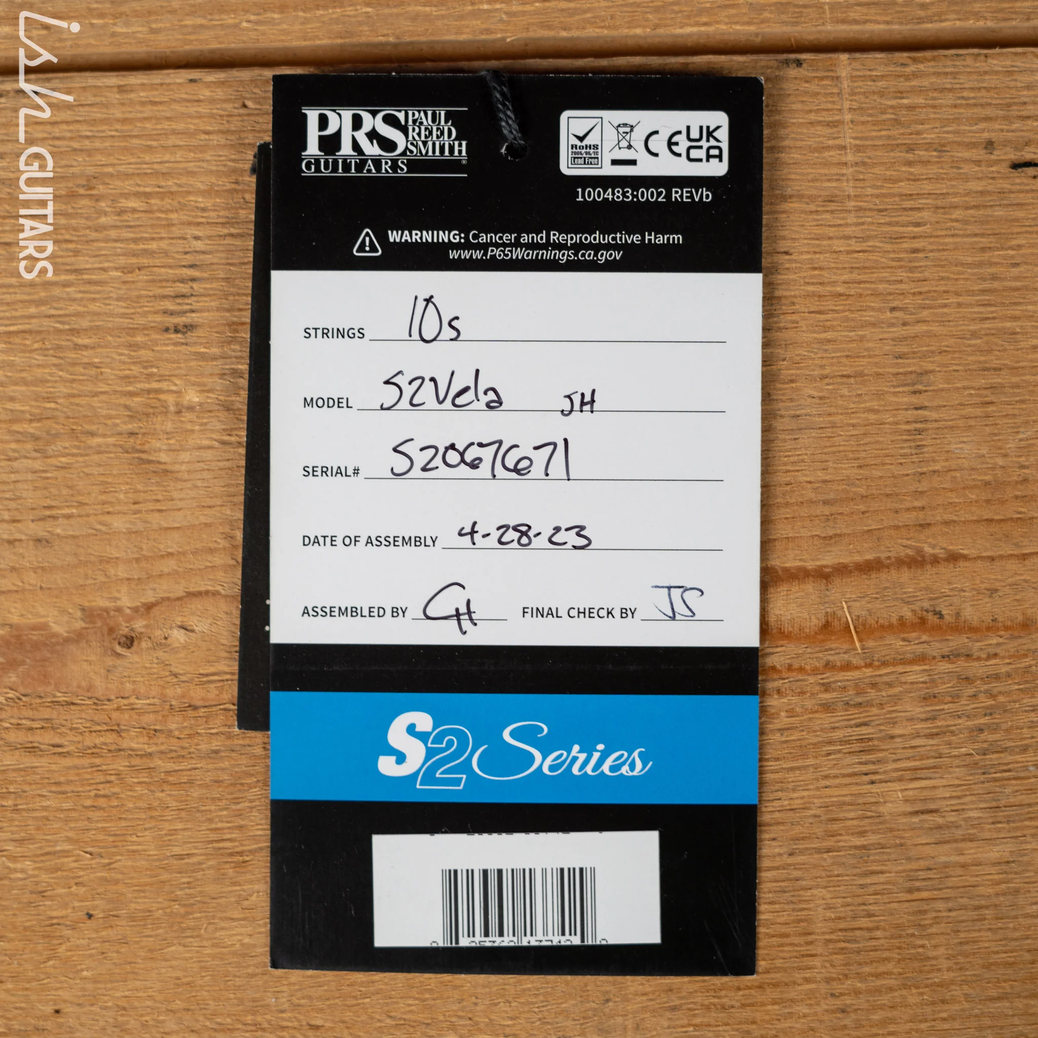 PRS S2 Vela Semi-Hollow Satin Vintage Cherry - Image 11