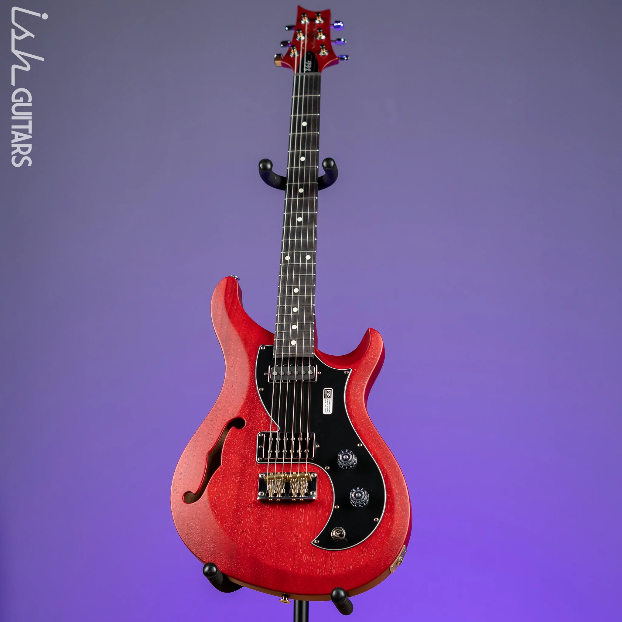 PRS S2 Vela Semi-Hollow Satin Vintage Cherry - Image 2