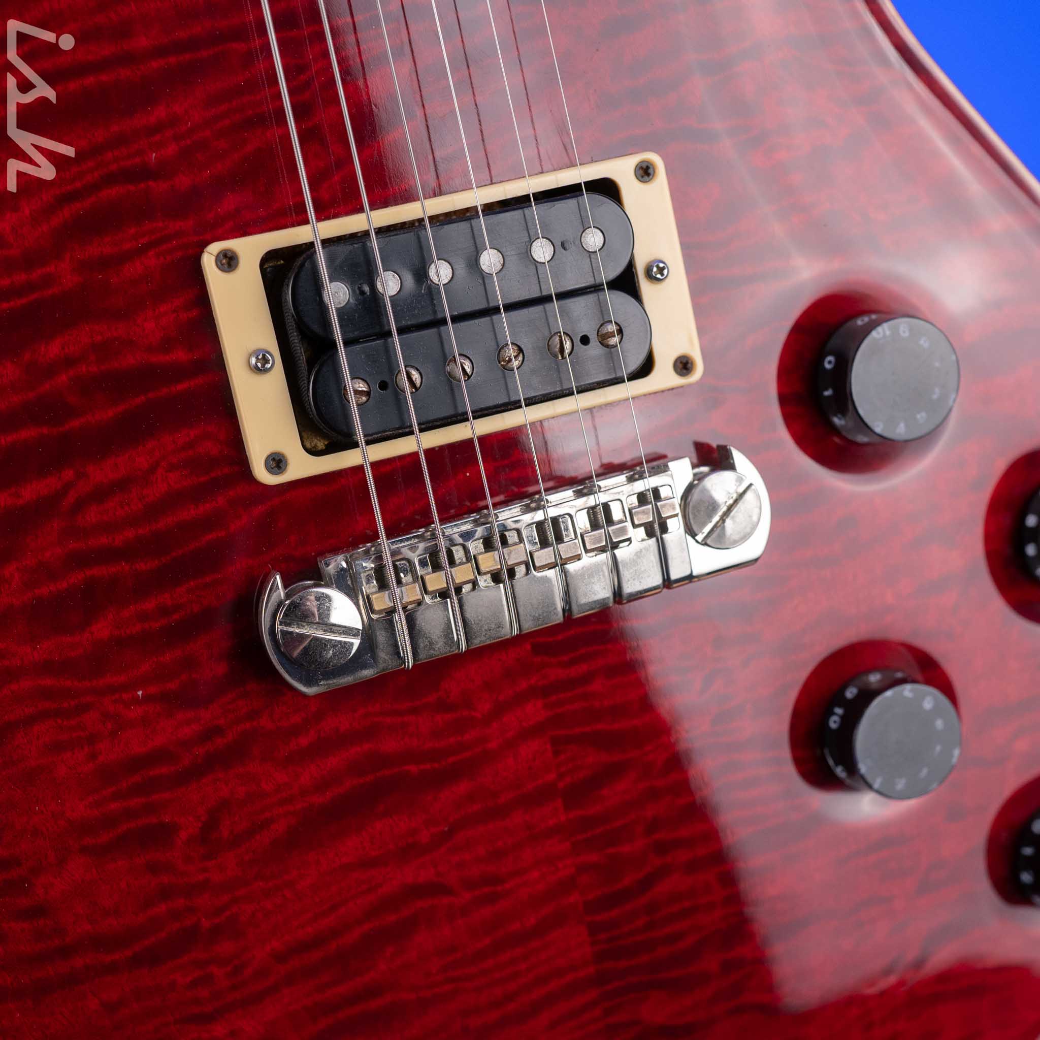 2007 PRS SC250 Electric Guitar Black Cherry - Image 10