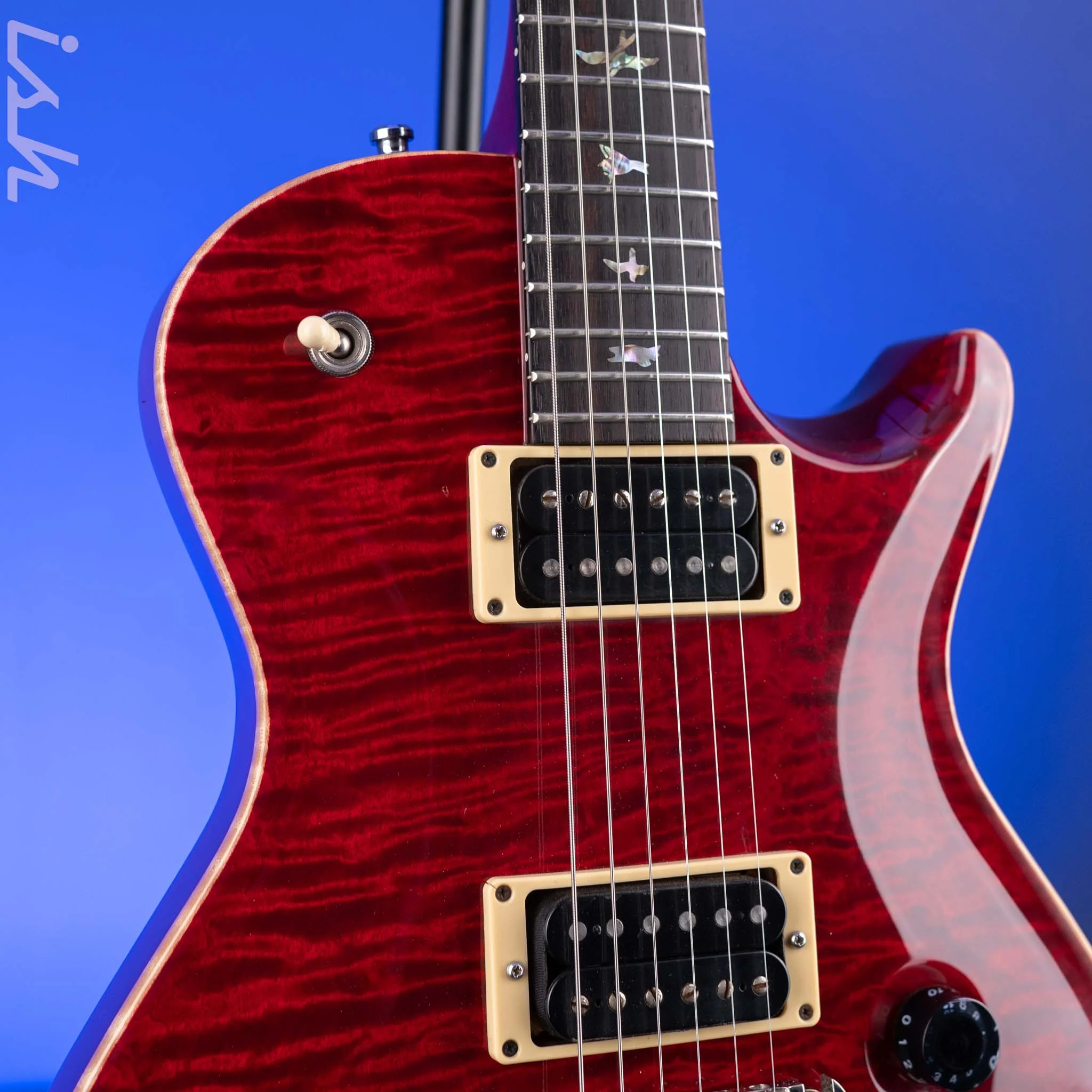 2007 PRS SC250 Electric Guitar Black Cherry - Image 3
