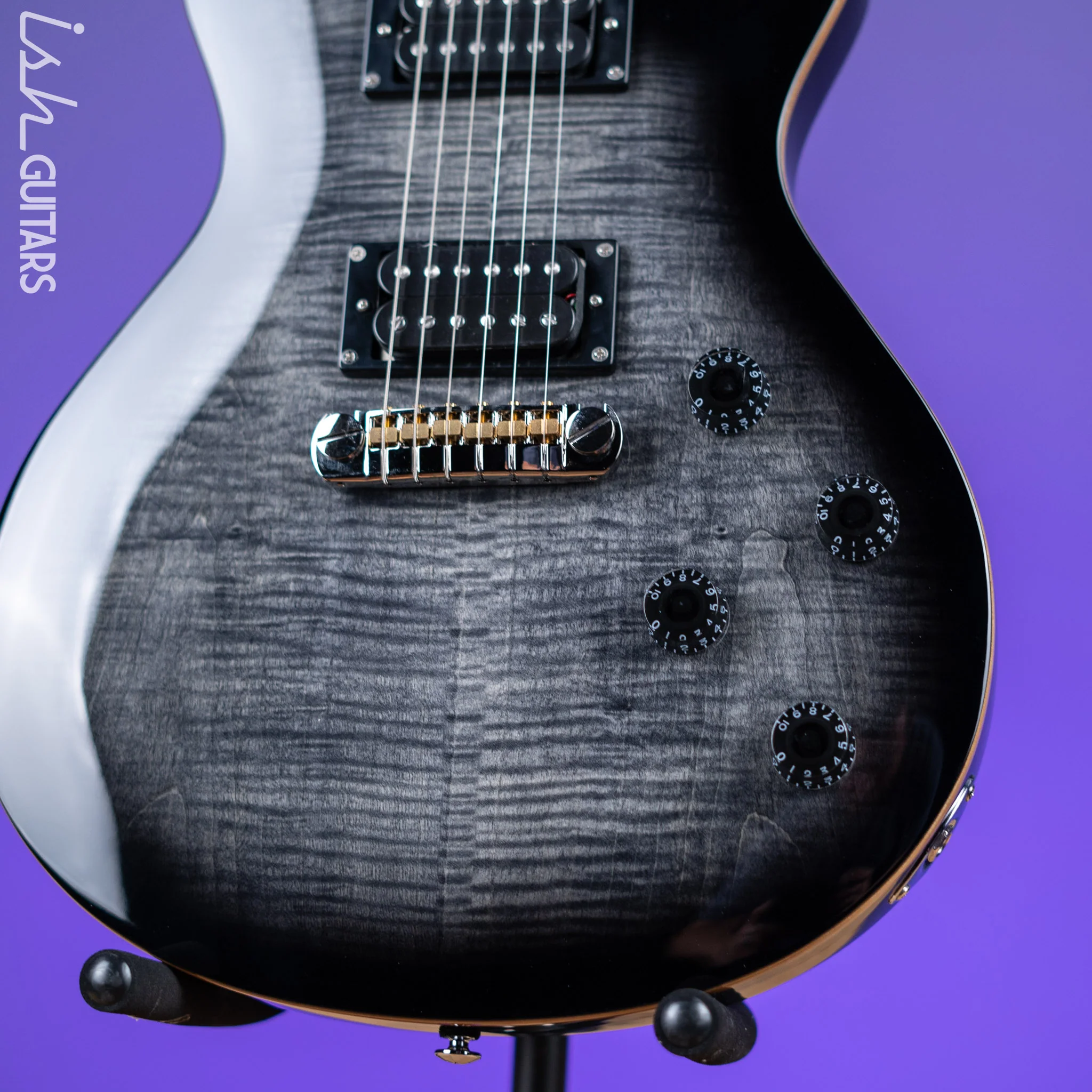 PRS SE 245 Electric Guitar Charcoal Burst - Image 4