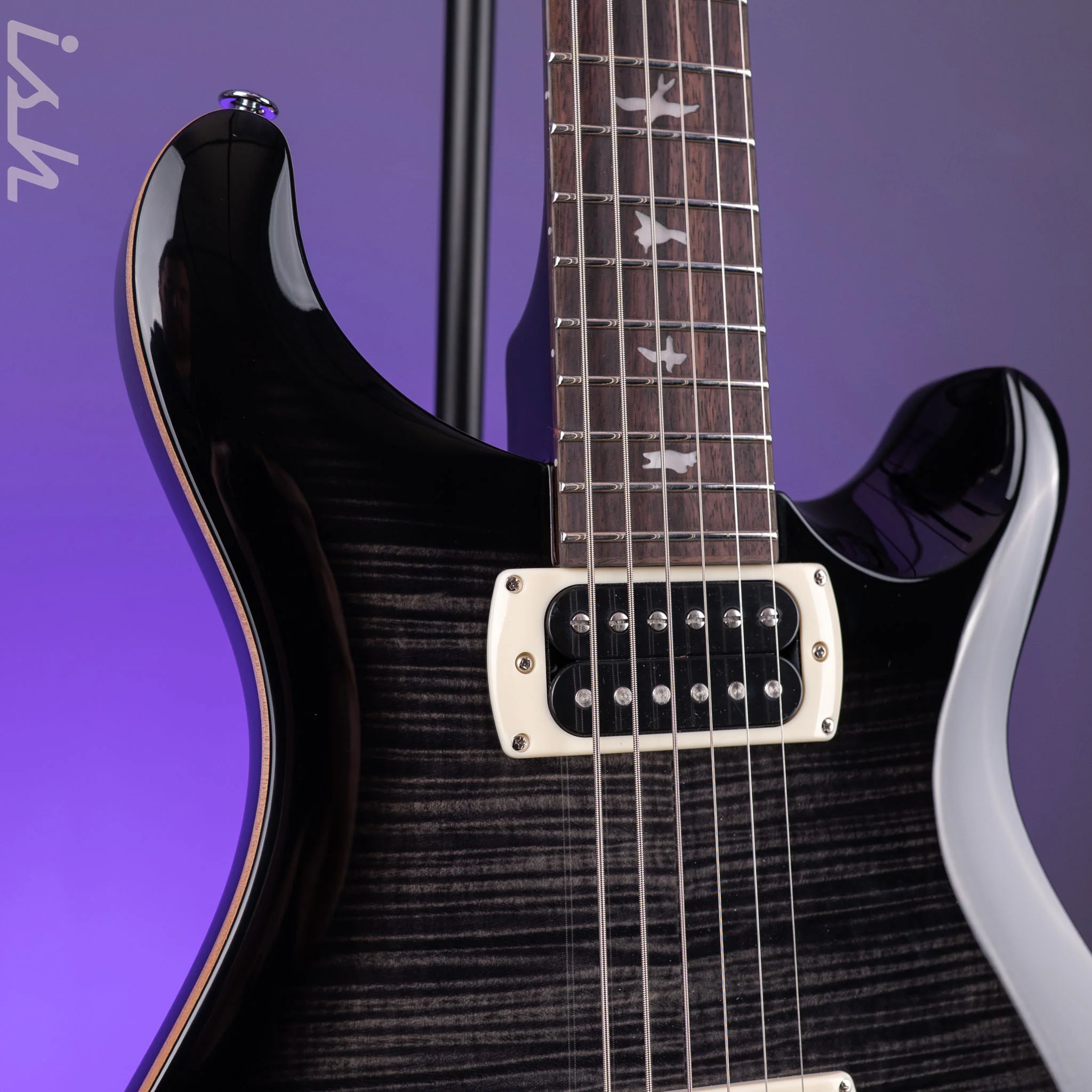 PRS SE 277 Baritone Charcoal Burst - Image 4