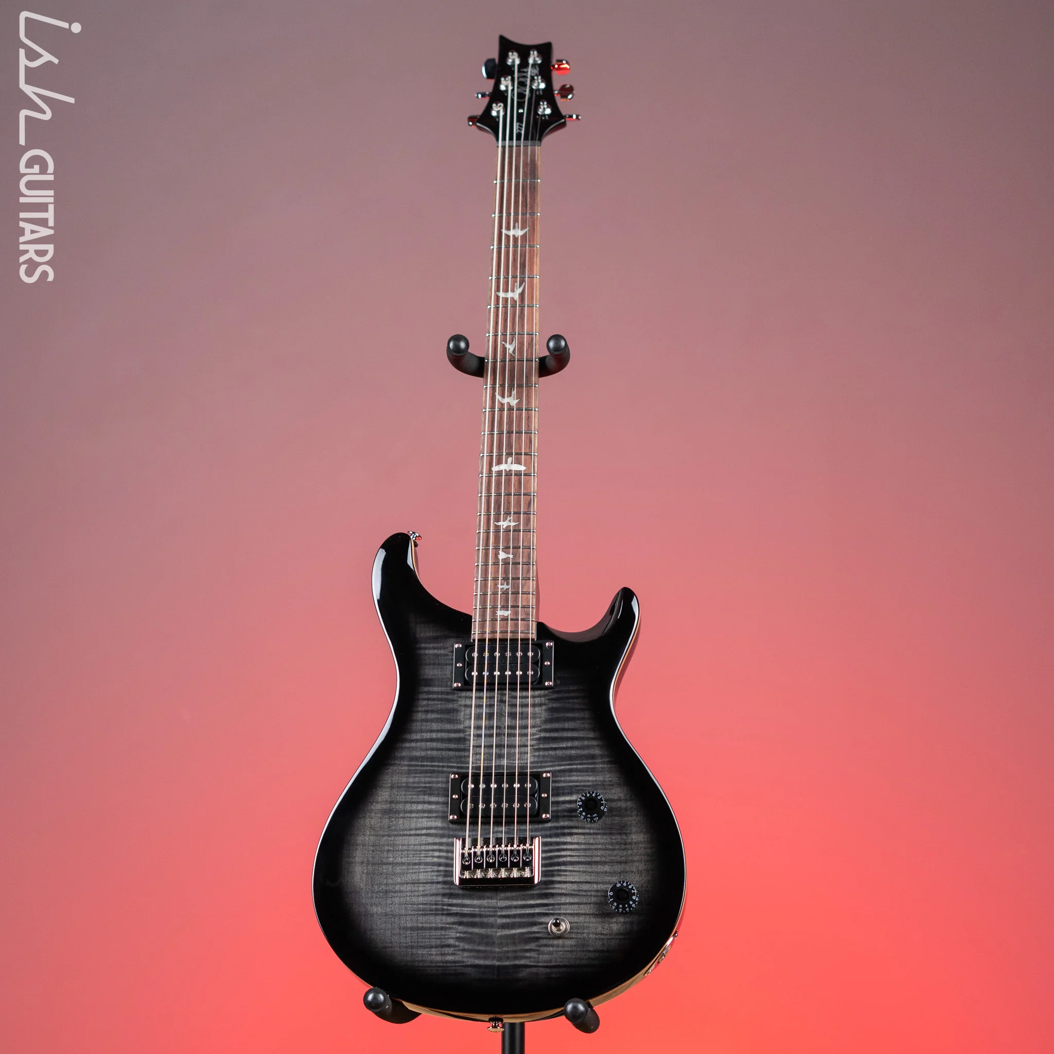 PRS SE 277 Baritone Electric Guitar Charcoal Burst - Image 2