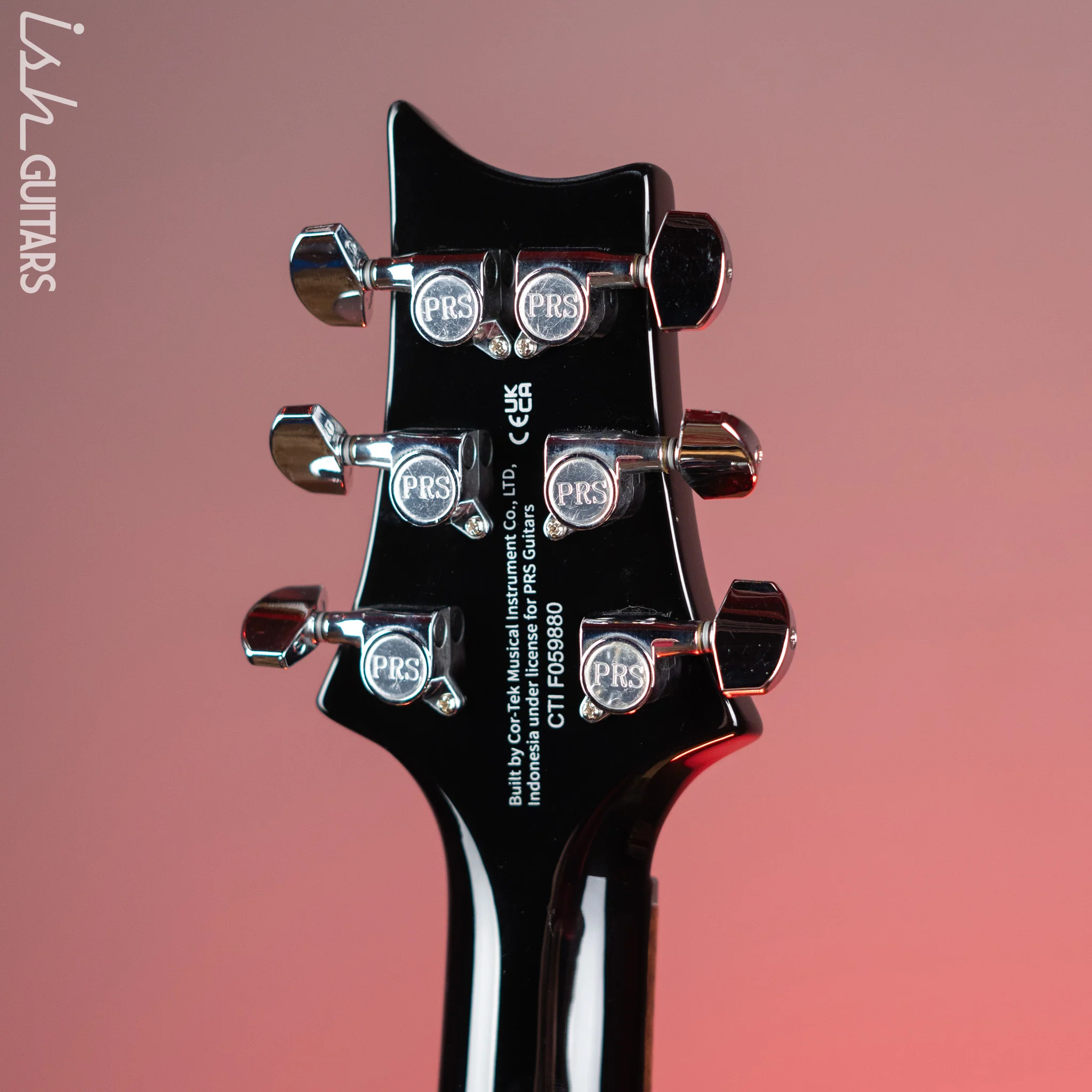 PRS SE 277 Baritone Left Handed Electric Guitar Charcoal Burst - Image 10