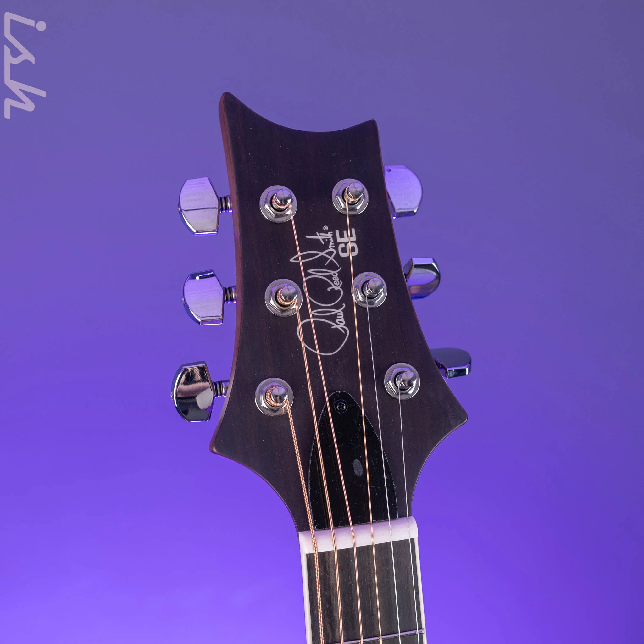 PRS SE A20E Angelus Acoustic-Electric Guitar Black Gloss Top - Image 5