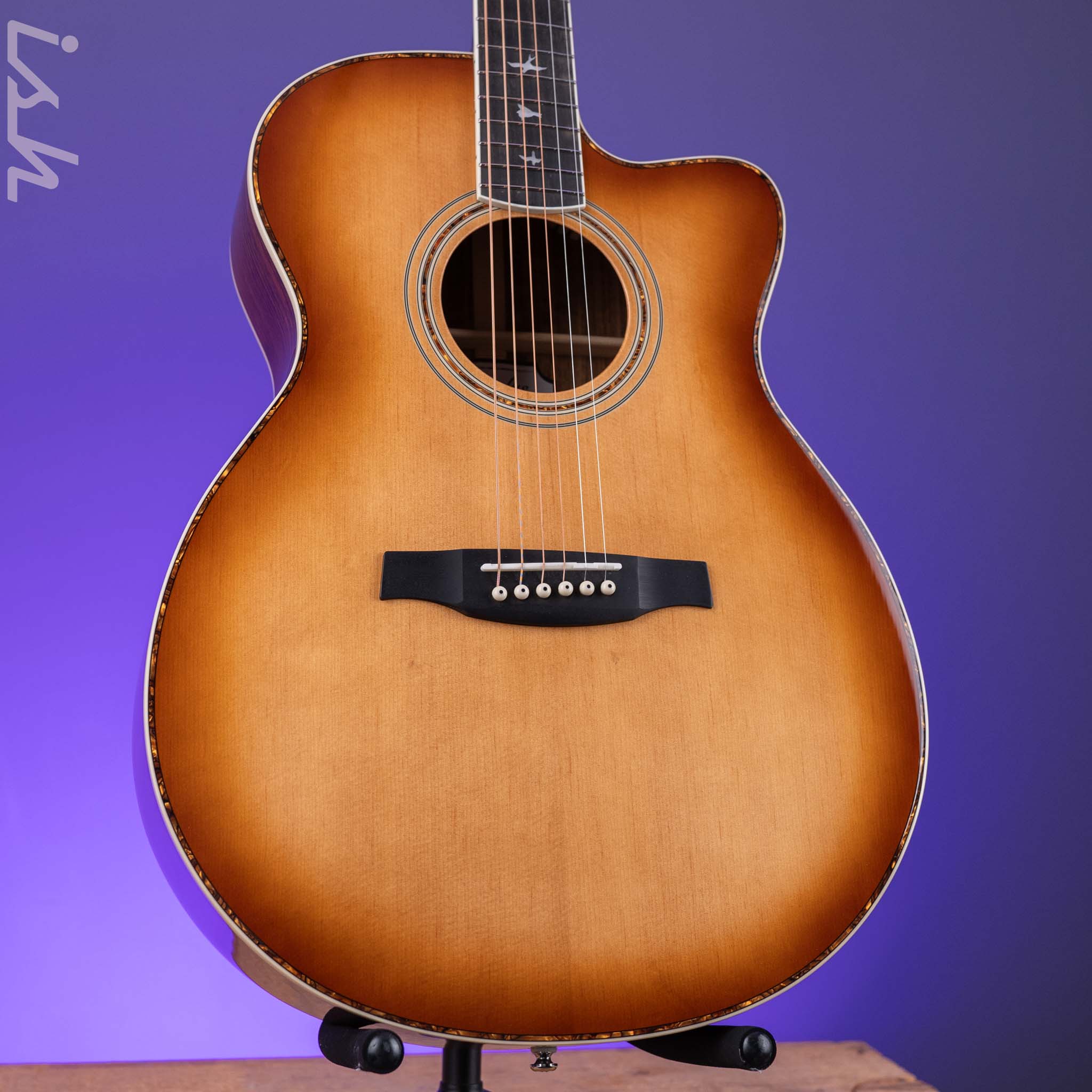 PRS SE A40 Angelus Acoustic-Electric Guitar Tobacco Sunburst