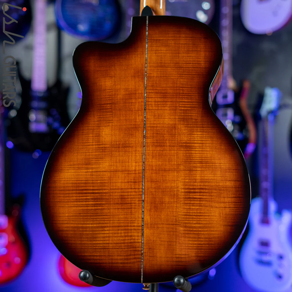2021 PRS SE A50E Angelus Acoustic-Electric Guitar Black Gold - Image 8