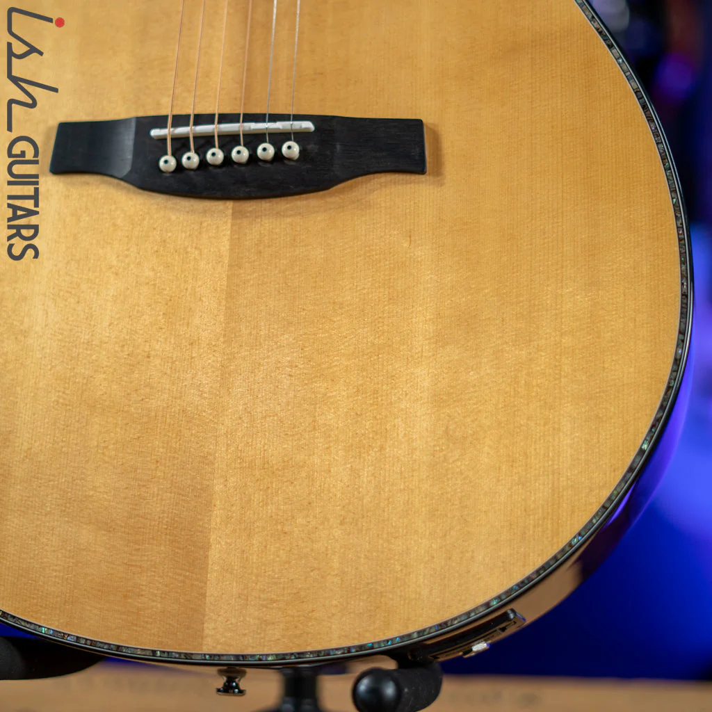 PRS SE A50E Angelus Acoustic-Electric Guitar Black Gold - Image 3