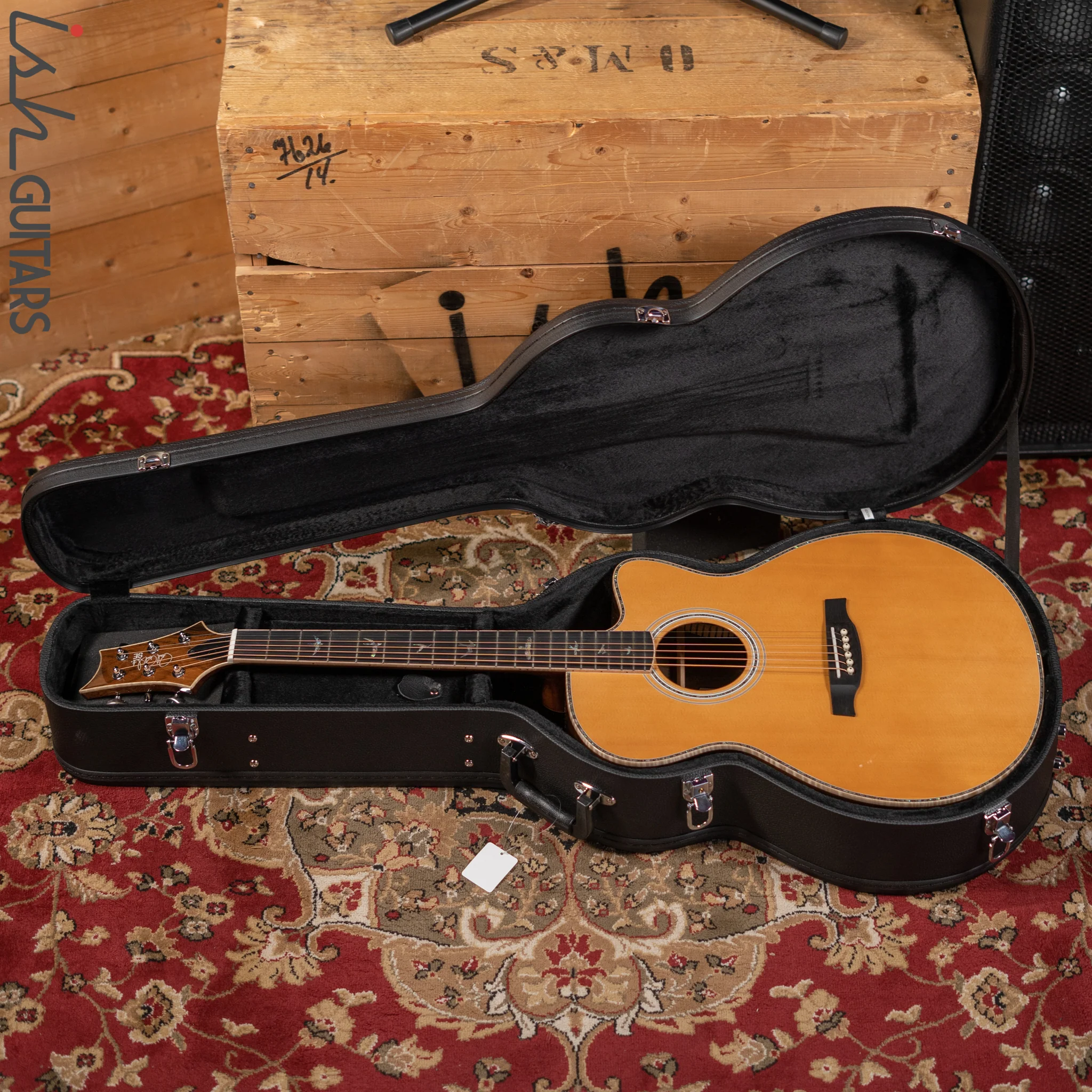PRS SE A60E Angelus Acoustic Electric Guitar Ziricote - Image 14