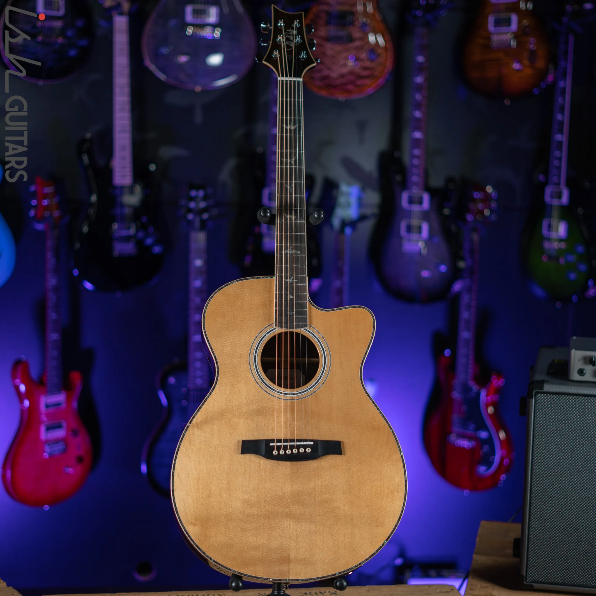 PRS SE A60E Angelus Acoustic Electric Guitar Ziricote - Image 3