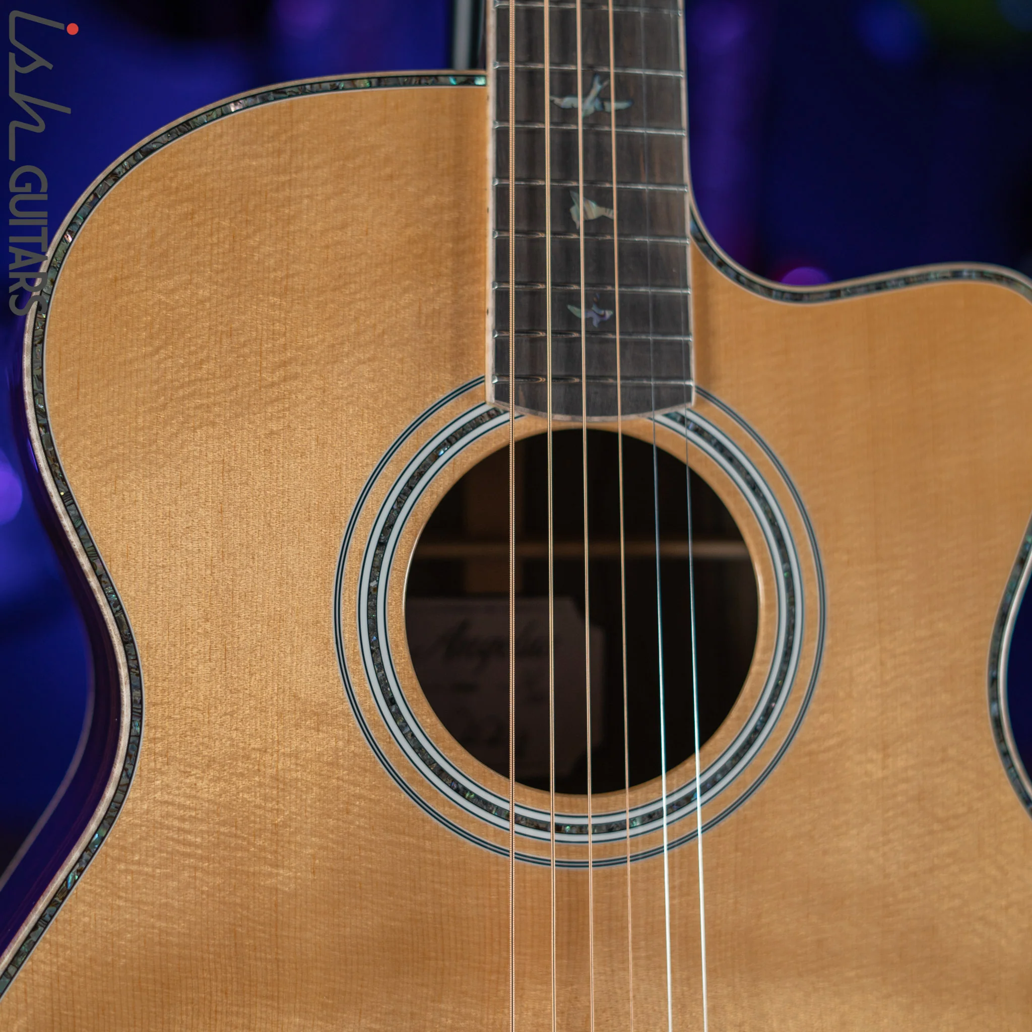 PRS SE A60E Angelus Acoustic Electric Guitar Ziricote - Image 4