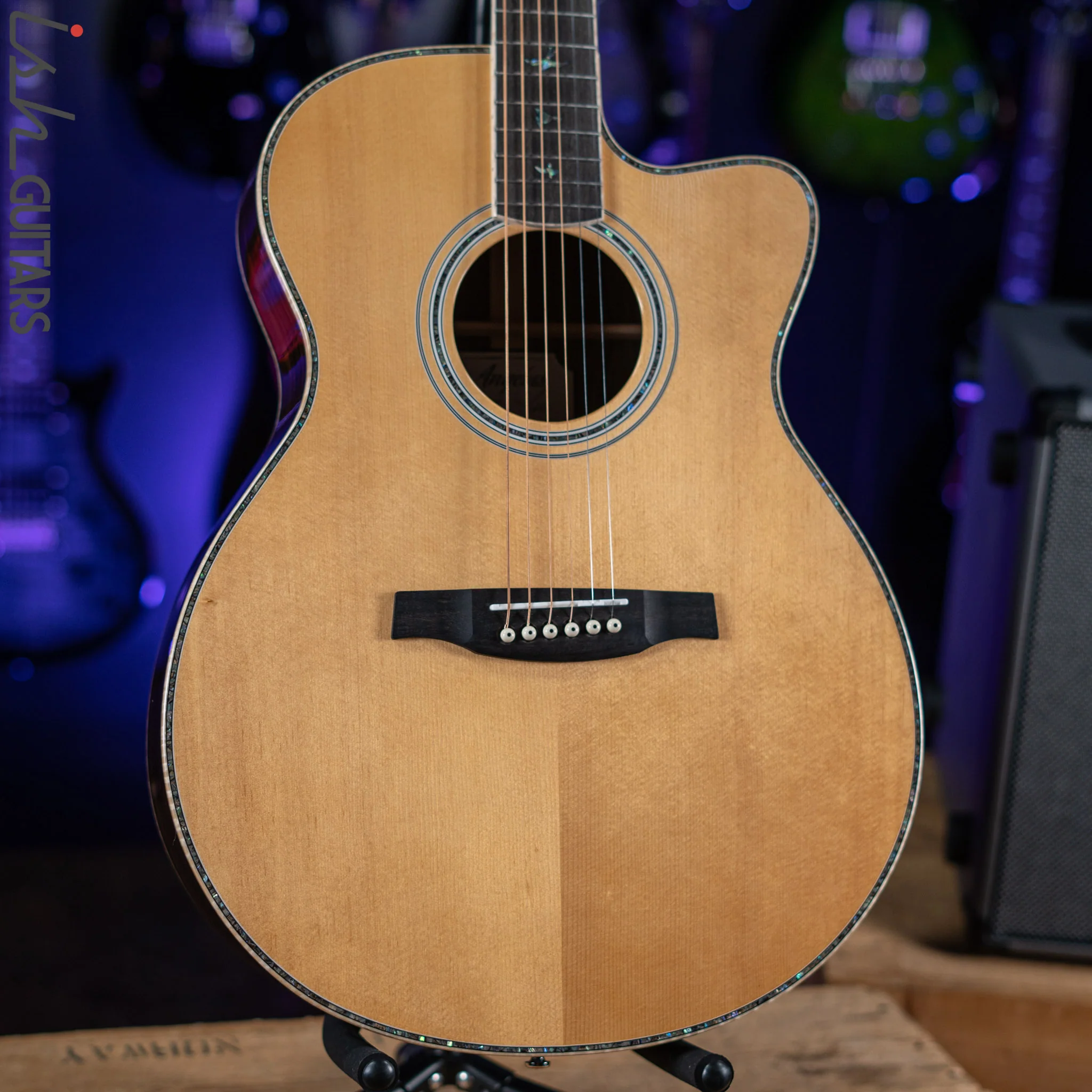 PRS SE A60E Angelus Acoustic Electric Guitar Ziricote - Image 2