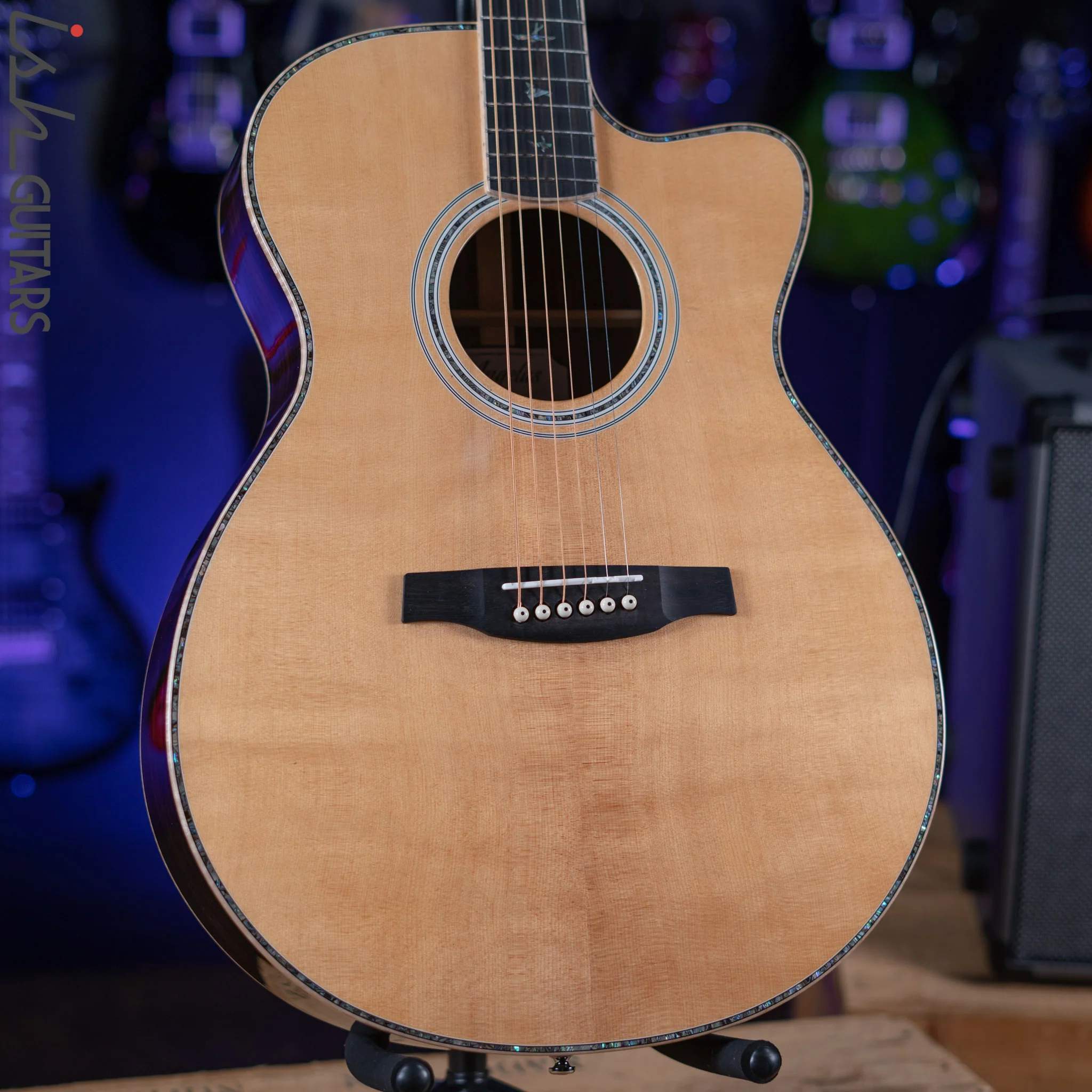 PRS SE A60E Angelus Acoustic Electric Guitar Ziricote Demo - Image 2