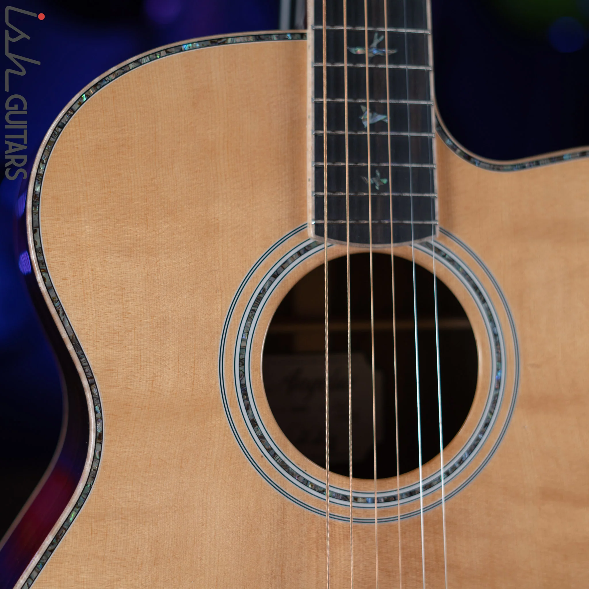 PRS SE A60E Angelus Acoustic Electric Guitar Ziricote Demo - Image 4