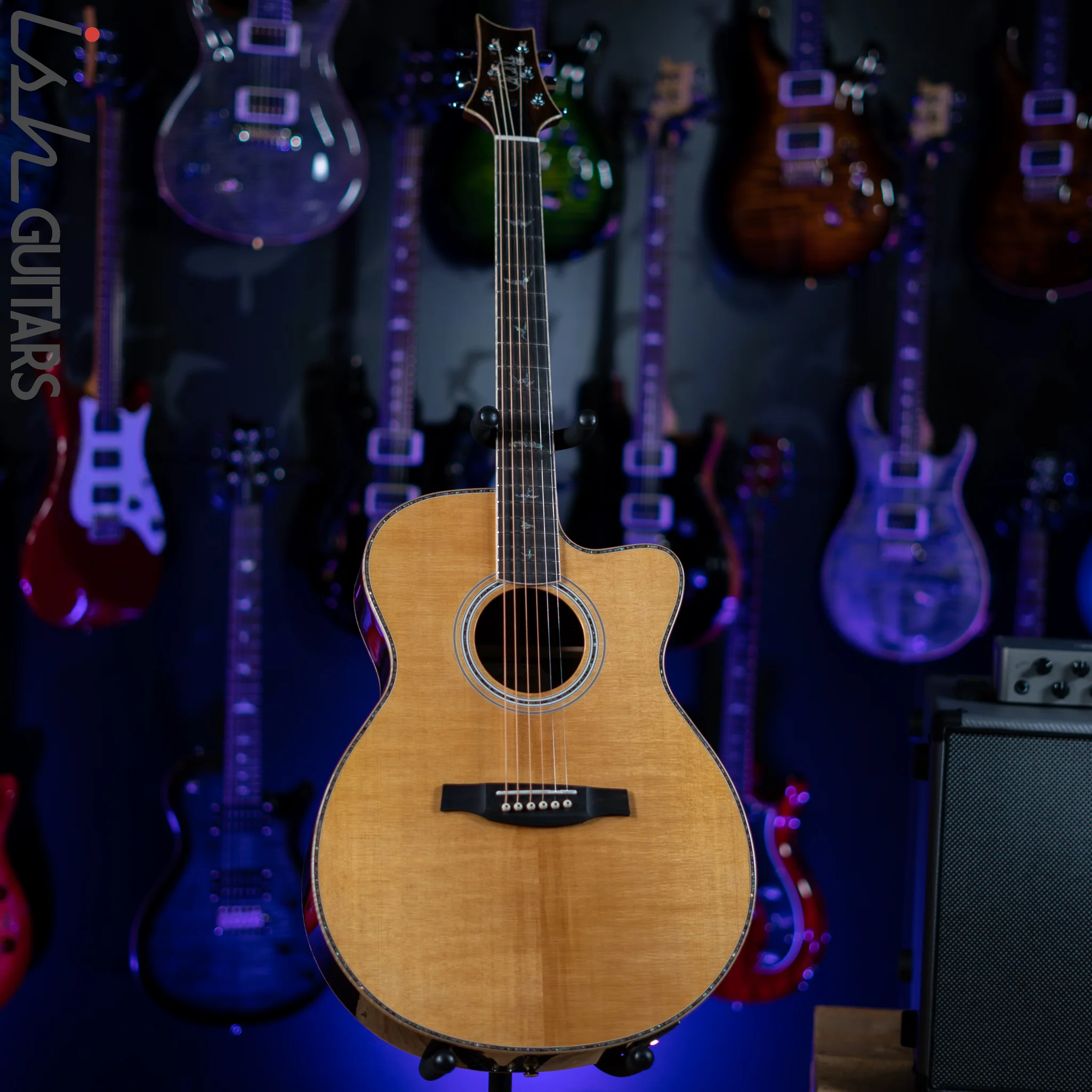PRS SE A60E Angelus Acoustic Electric Guitar Ziricote - Image 3