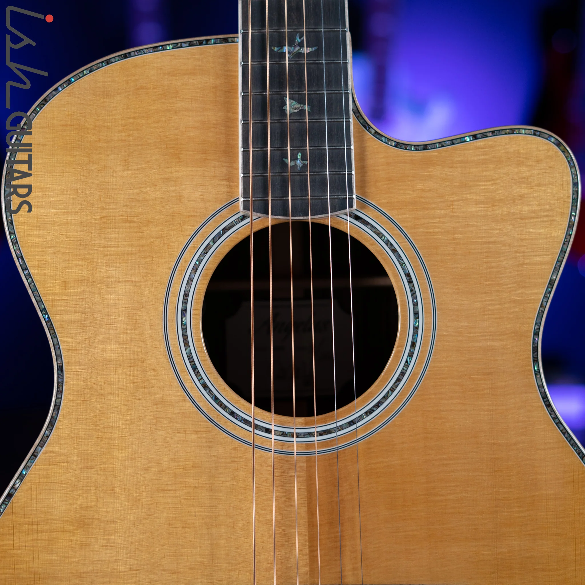 PRS SE A60E Angelus Acoustic Electric Guitar Ziricote - Image 4