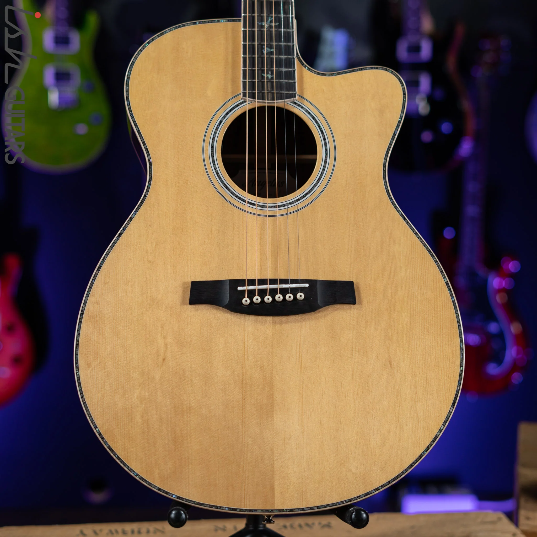 PRS SE A60E Angelus Acoustic Electric Guitar Ziricote - Image 2