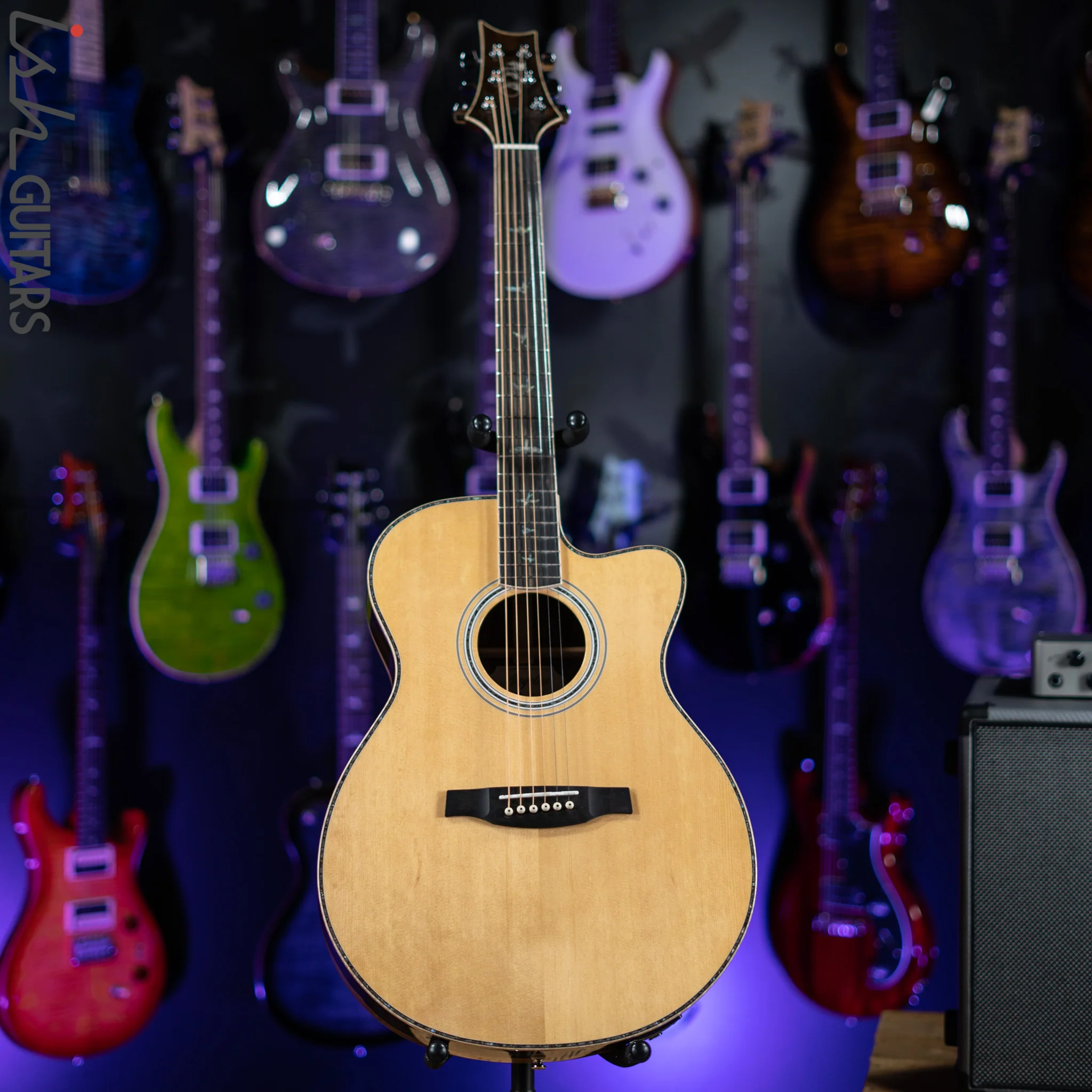 PRS SE A60E Angelus Acoustic Electric Guitar Ziricote - Image 3