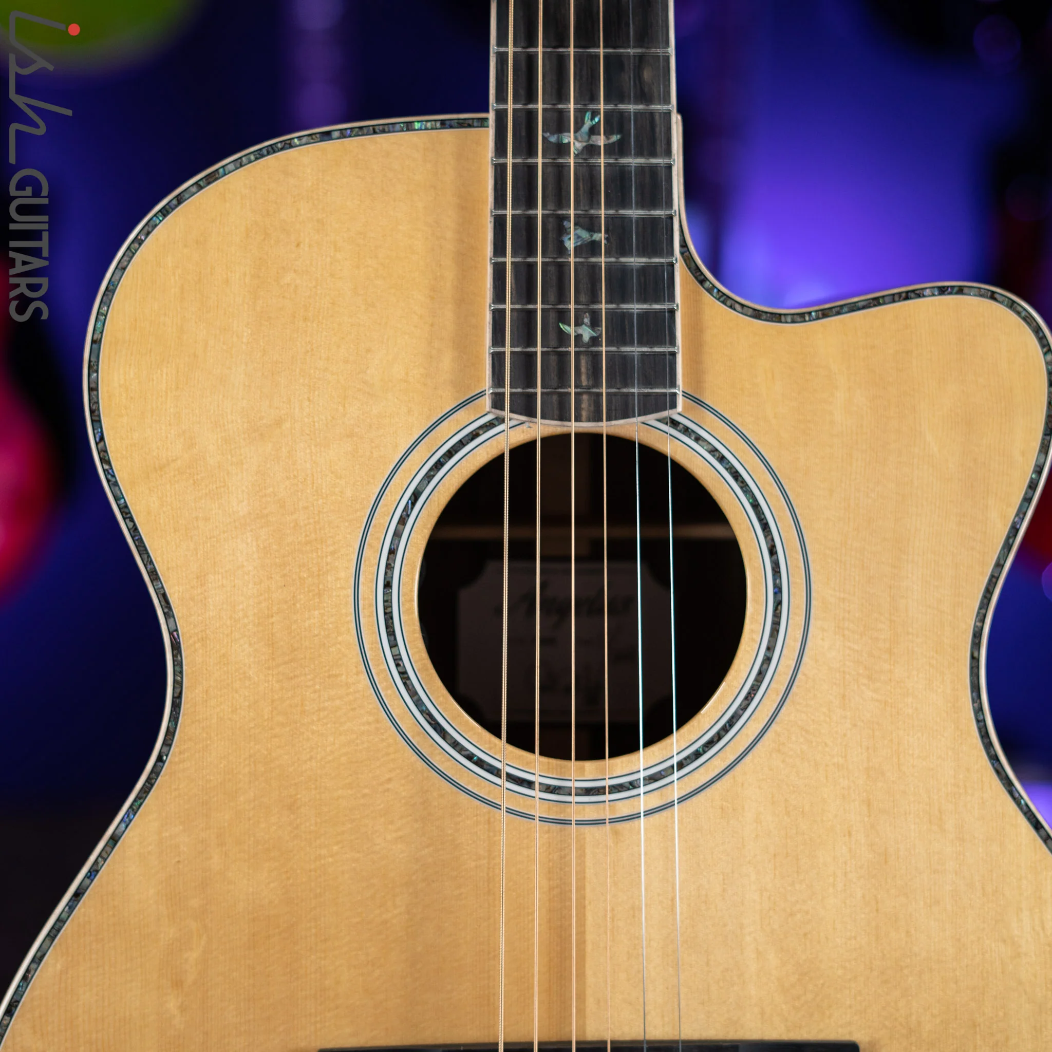 PRS SE A60E Angelus Acoustic Electric Guitar Ziricote - Image 4