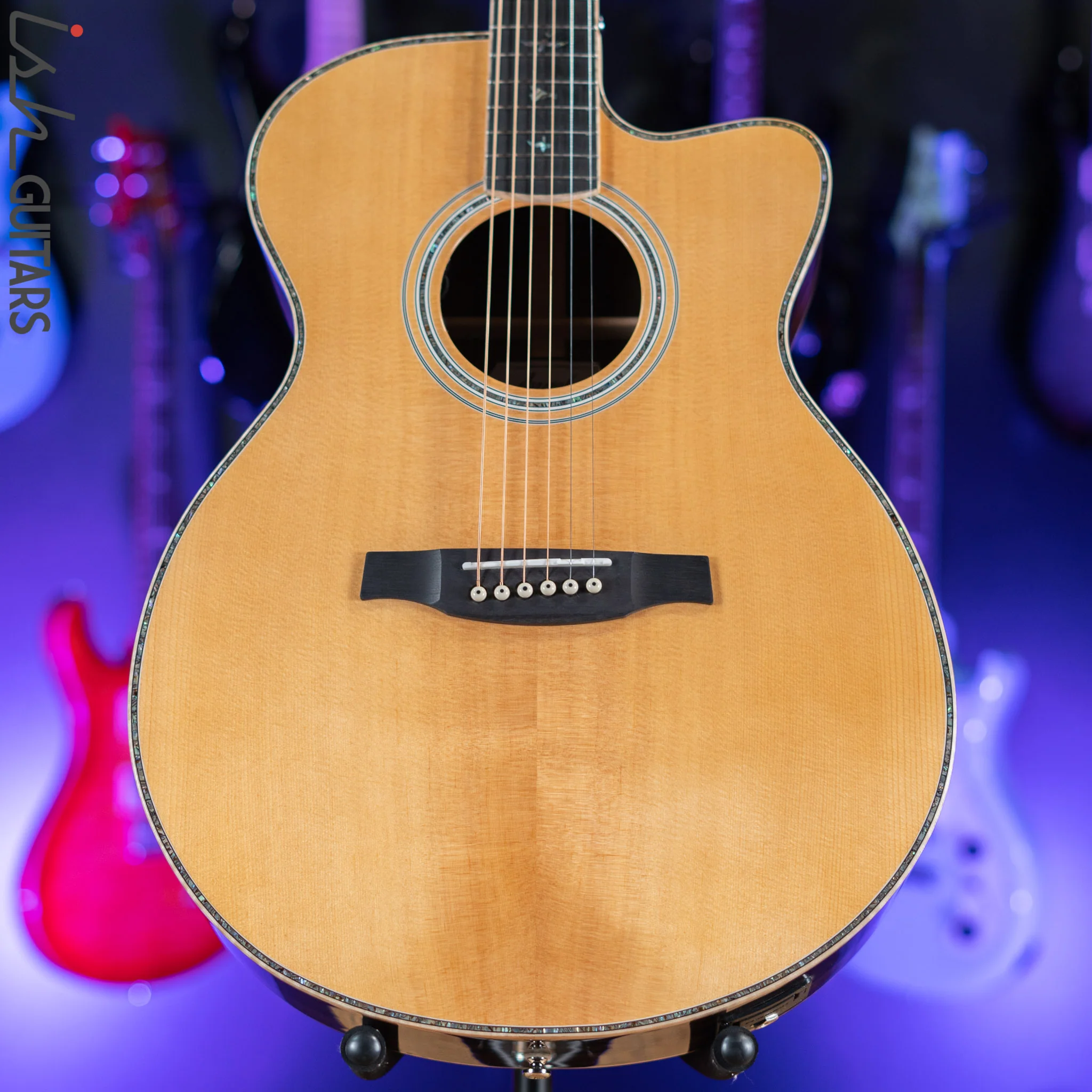 PRS SE A60E Angelus Acoustic Electric Guitar Ziricote - Image 2