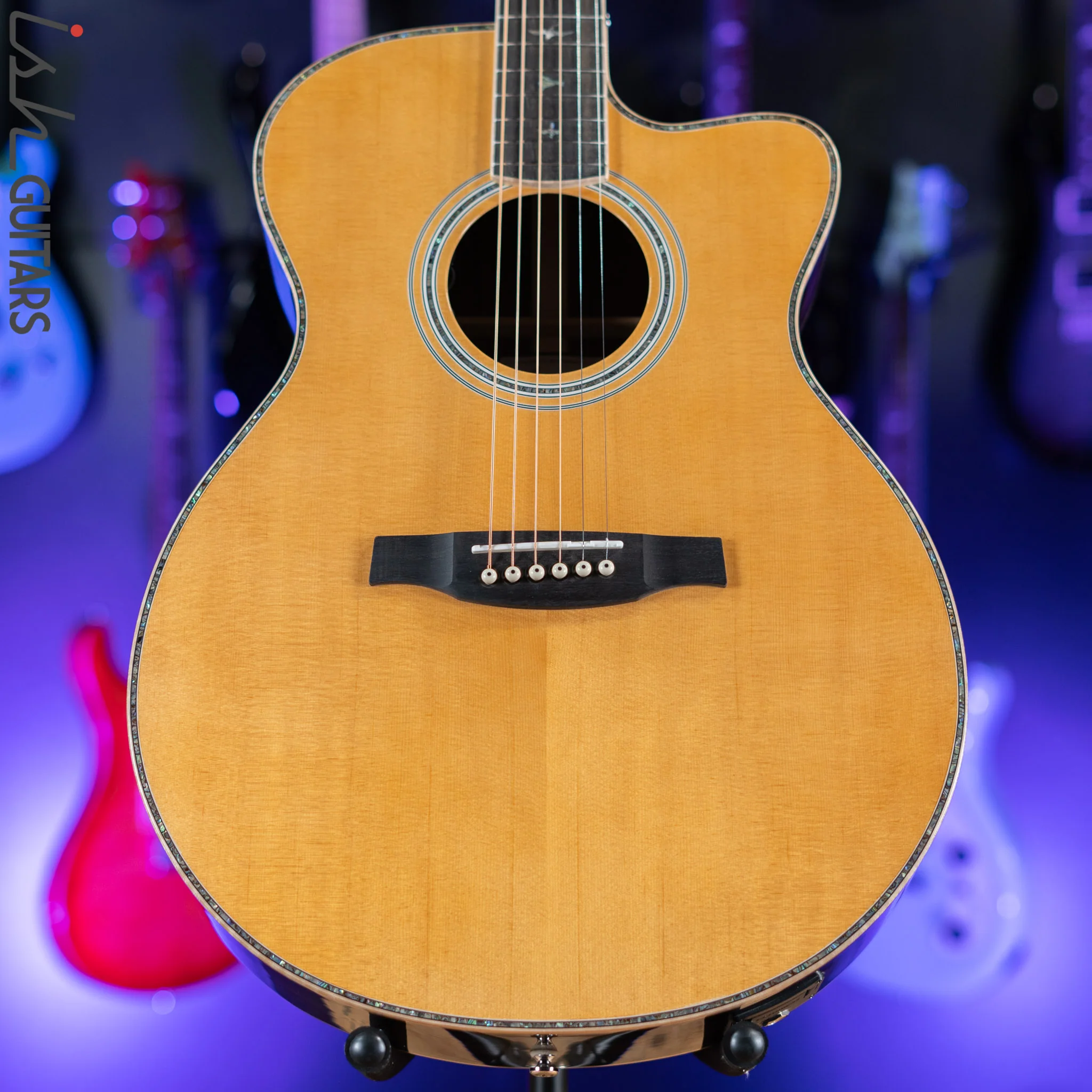 PRS SE A60E Angelus Acoustic Electric Guitar Ziricote Demo - Image 2