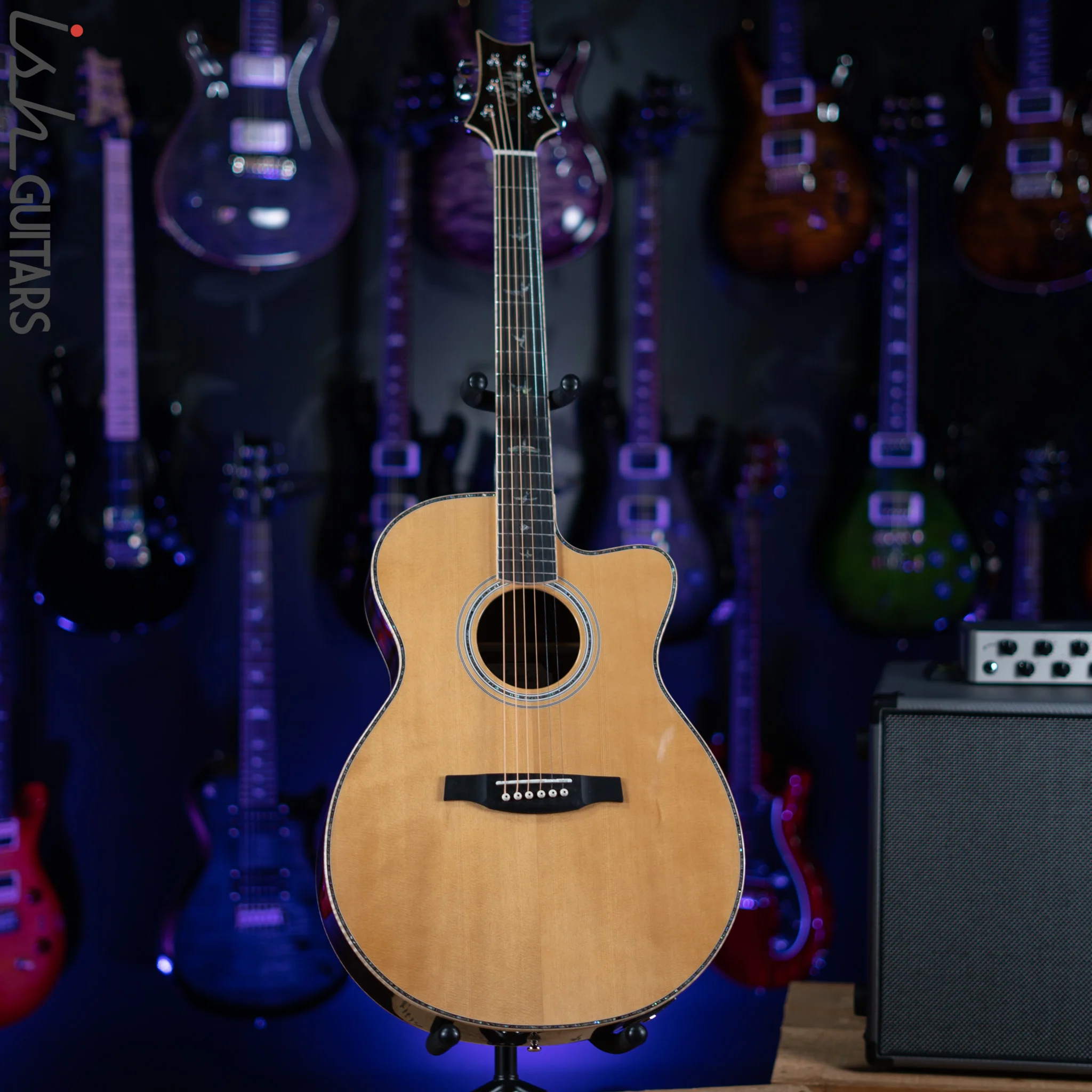 PRS SE A60E Angelus Acoustic Electric Guitar Ziricote - Image 3
