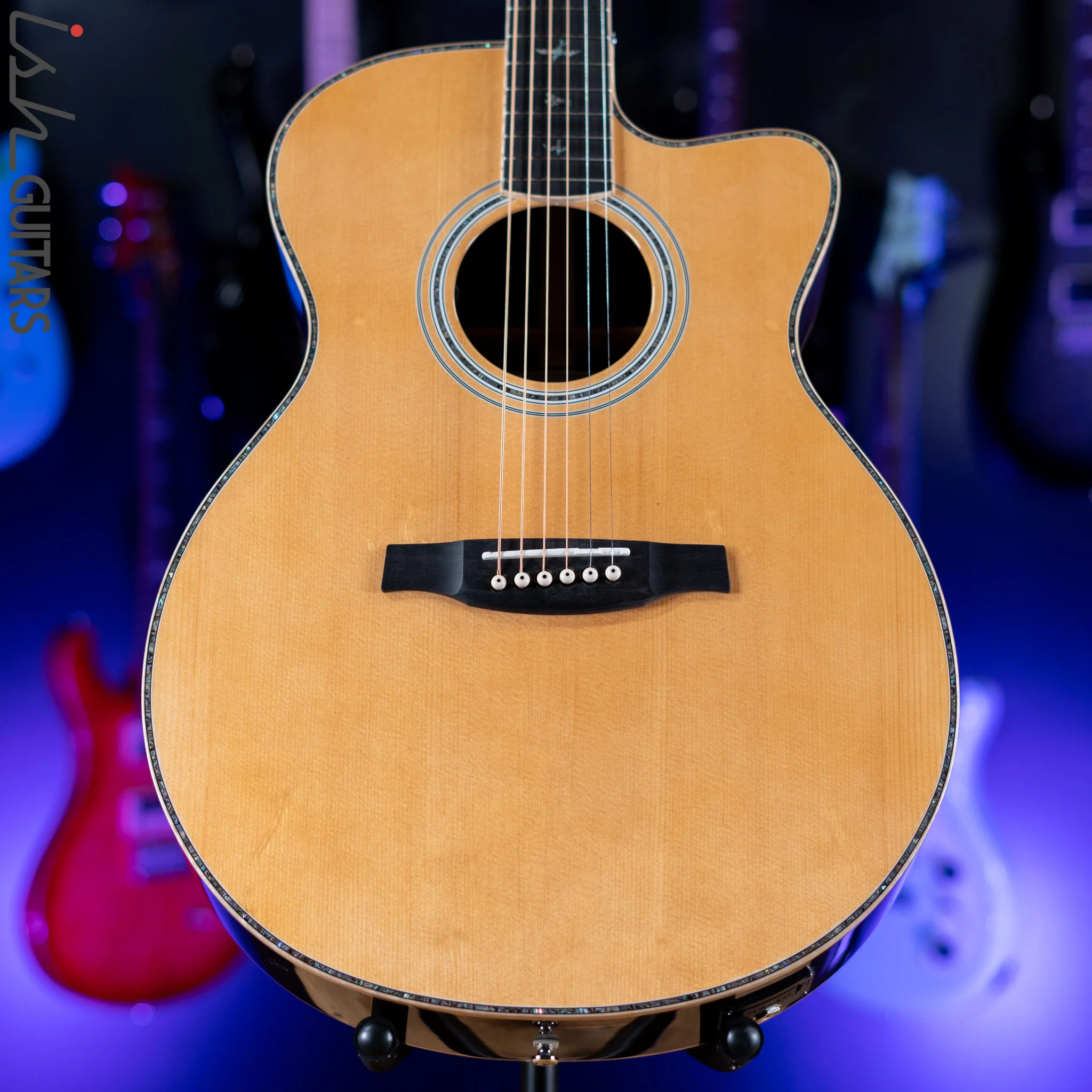 PRS SE A60E Angelus Acoustic Electric Guitar Ziricote - Image 2