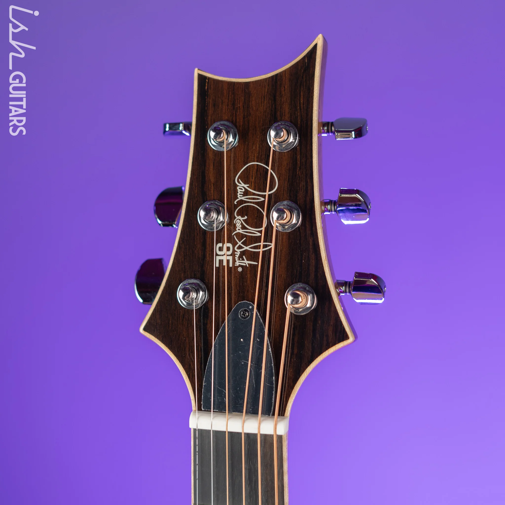 PRS SE AL60E Left Handed Acoustic-Electric Guitar Natural - Image 5