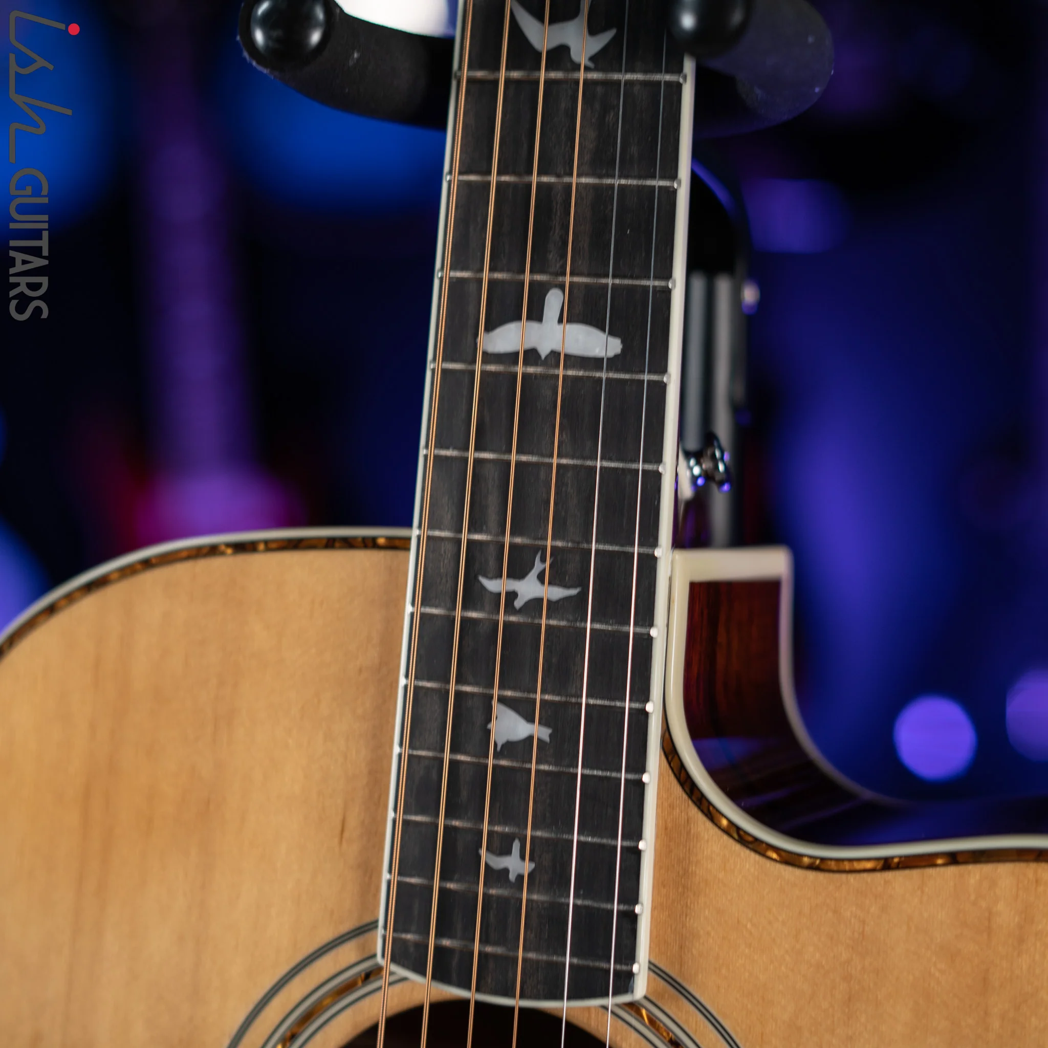 PRS SE Angelus A40E Acoustic Electric Guitar Natural Demo - Image 6