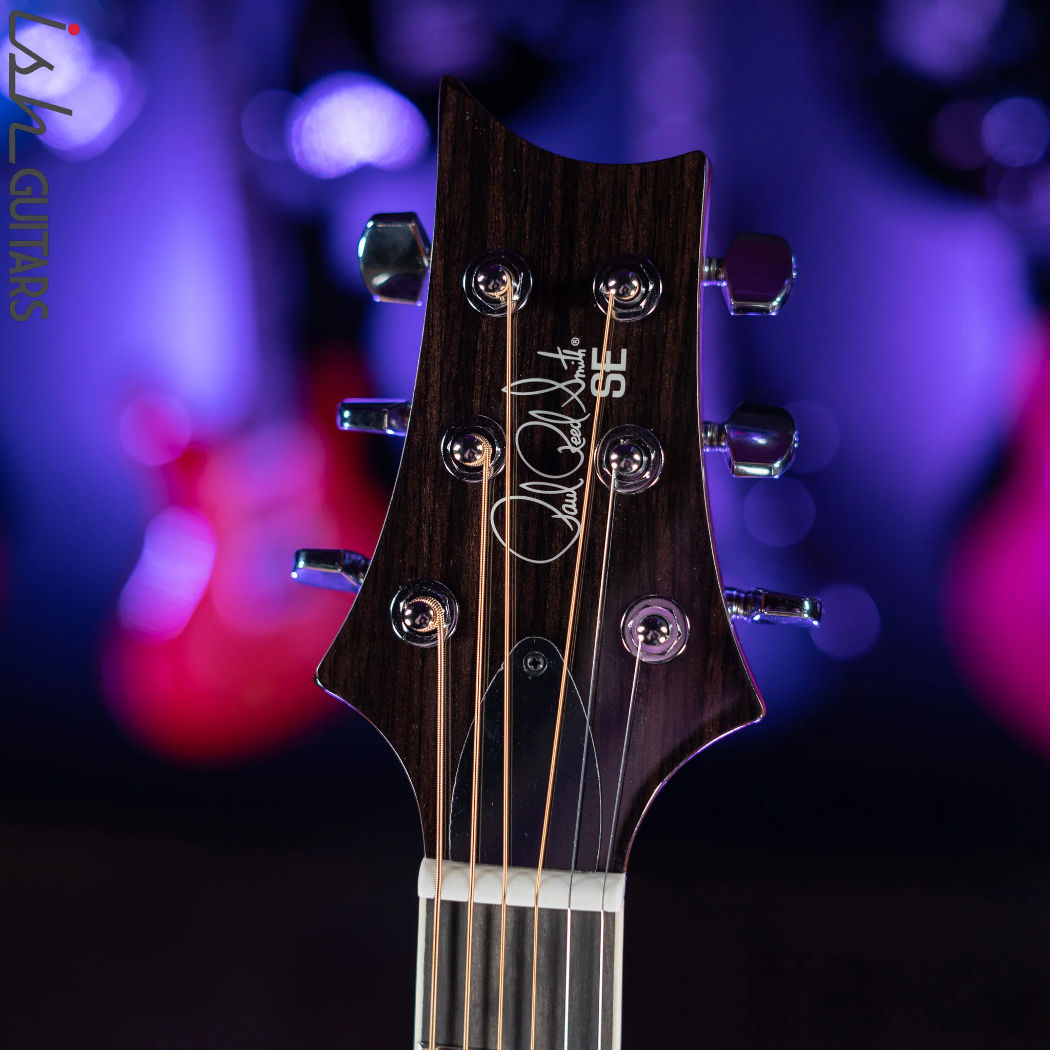 PRS SE Angelus A40E Acoustic Electric Guitar Natural Demo - Image 7