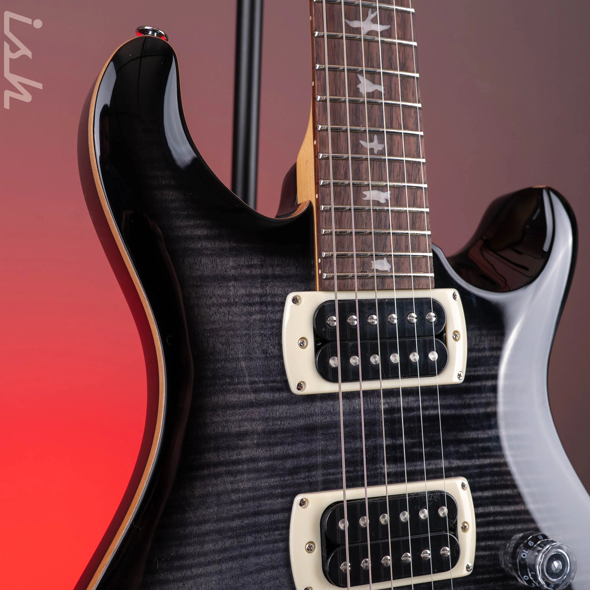 PRS SE CE 24 Charcoal Burst - Image 4