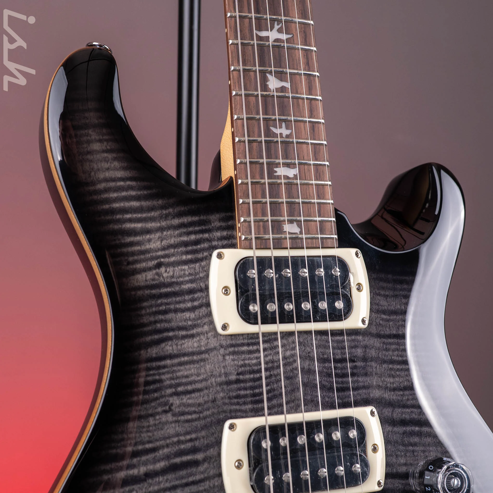 PRS SE CE 24 Charcoal Burst - Image 4