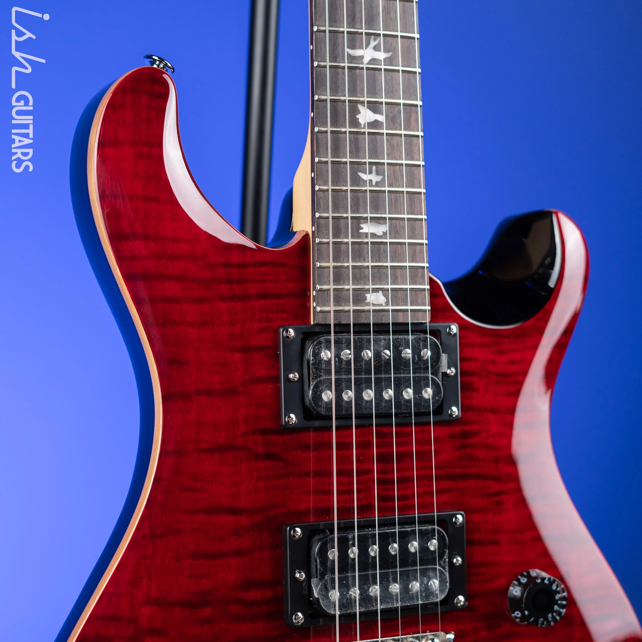 PRS SE CE 24 Electric Guitar Black Cherry - Image 3