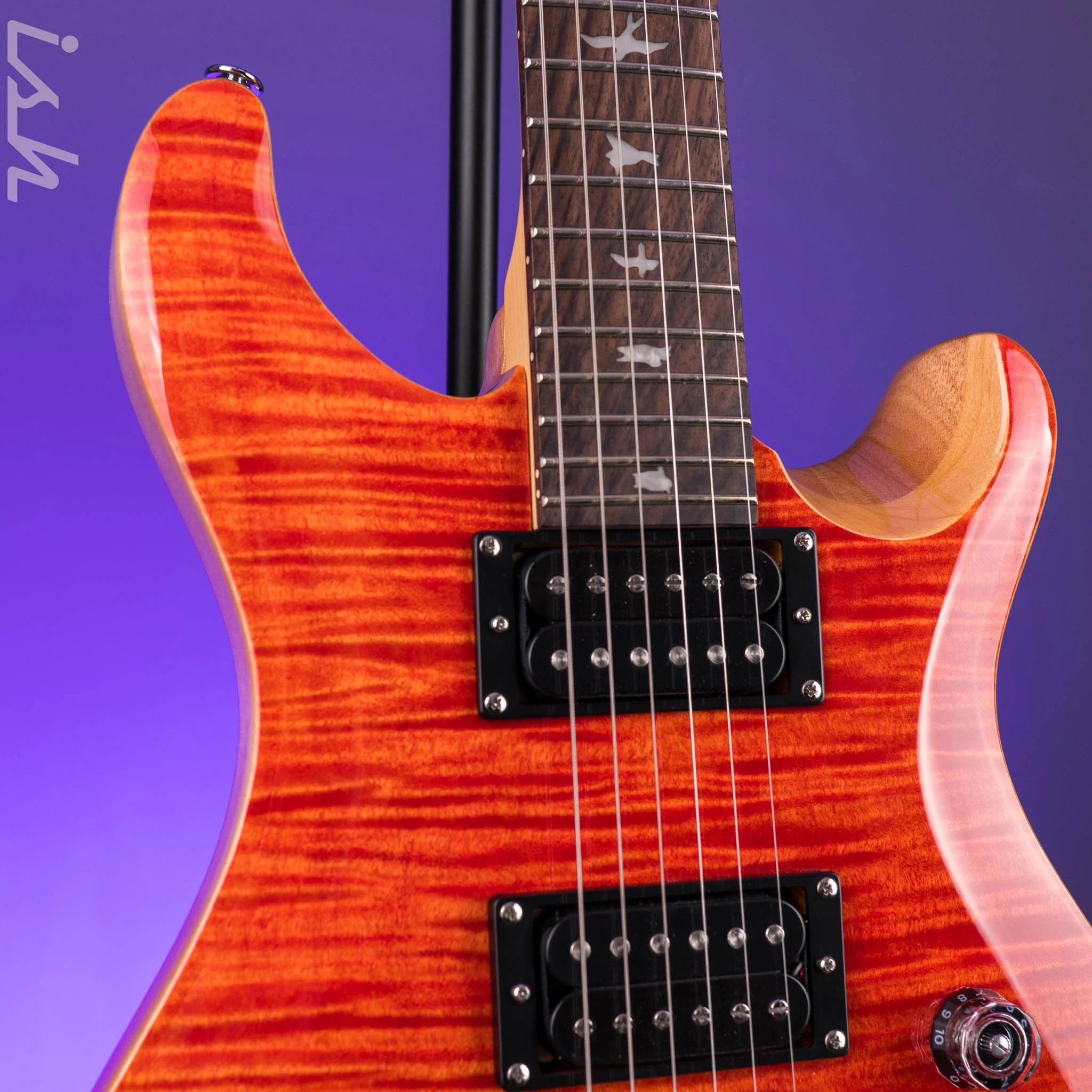 PRS SE CE 24 Electric Guitar Blood Orange - Image 4