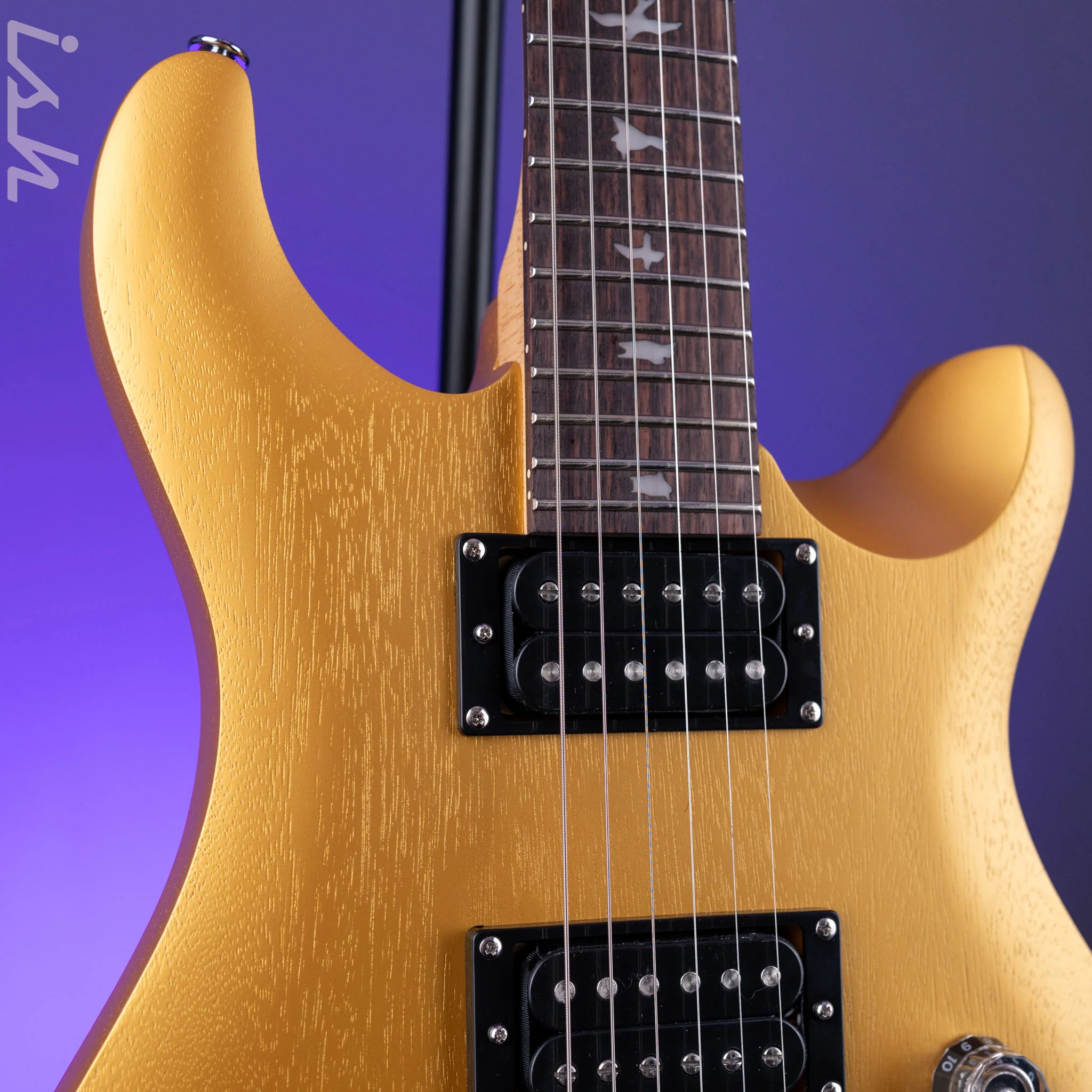 PRS SE CE 24 Standard Satin Electric Guitar Metallic Gold *2025 Release!* - Image 3