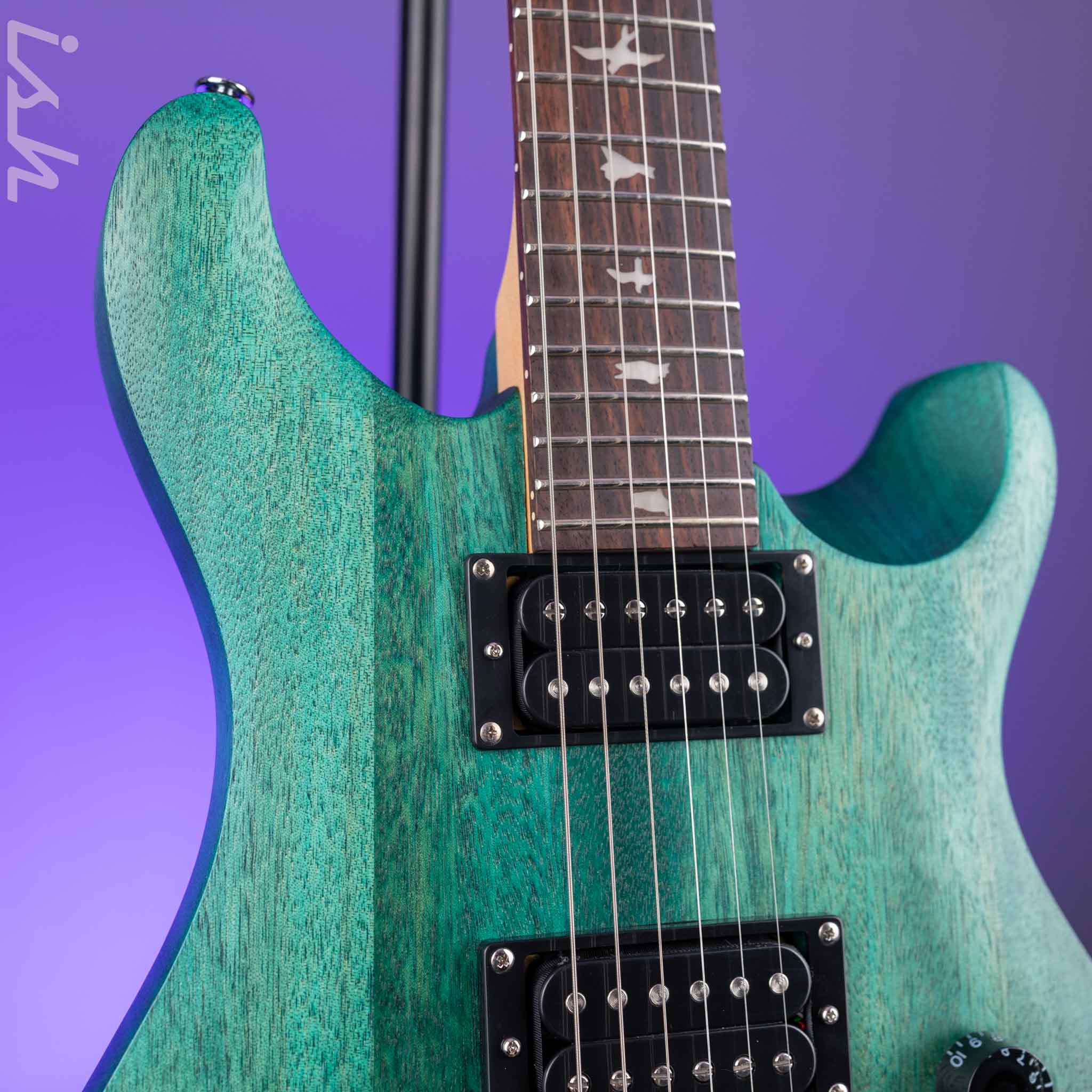 PRS SE CE 24 Standard Satin Electric Guitar Turquoise - Image 3