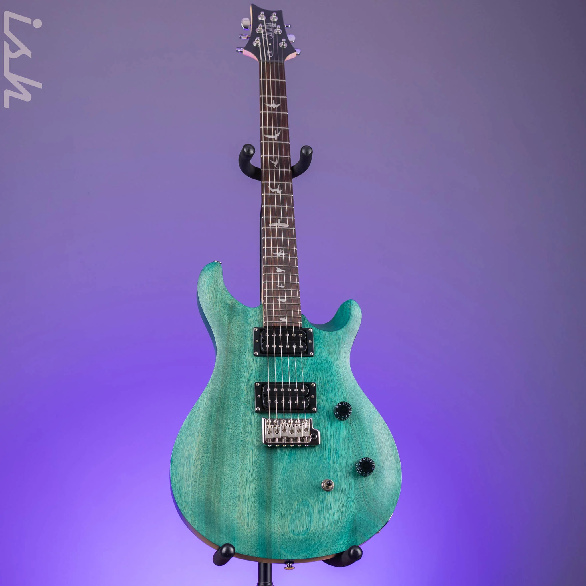PRS SE CE 24 Standard Satin Electric Guitar Turquoise Demo - Image 2